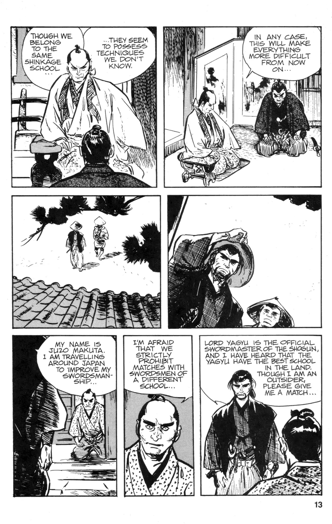 Kamui Gaiden Chapter 30 page 15 - Chapter 30: The Sword Wind: Chapter 6: Duel Before The Shogun (Part 1)
