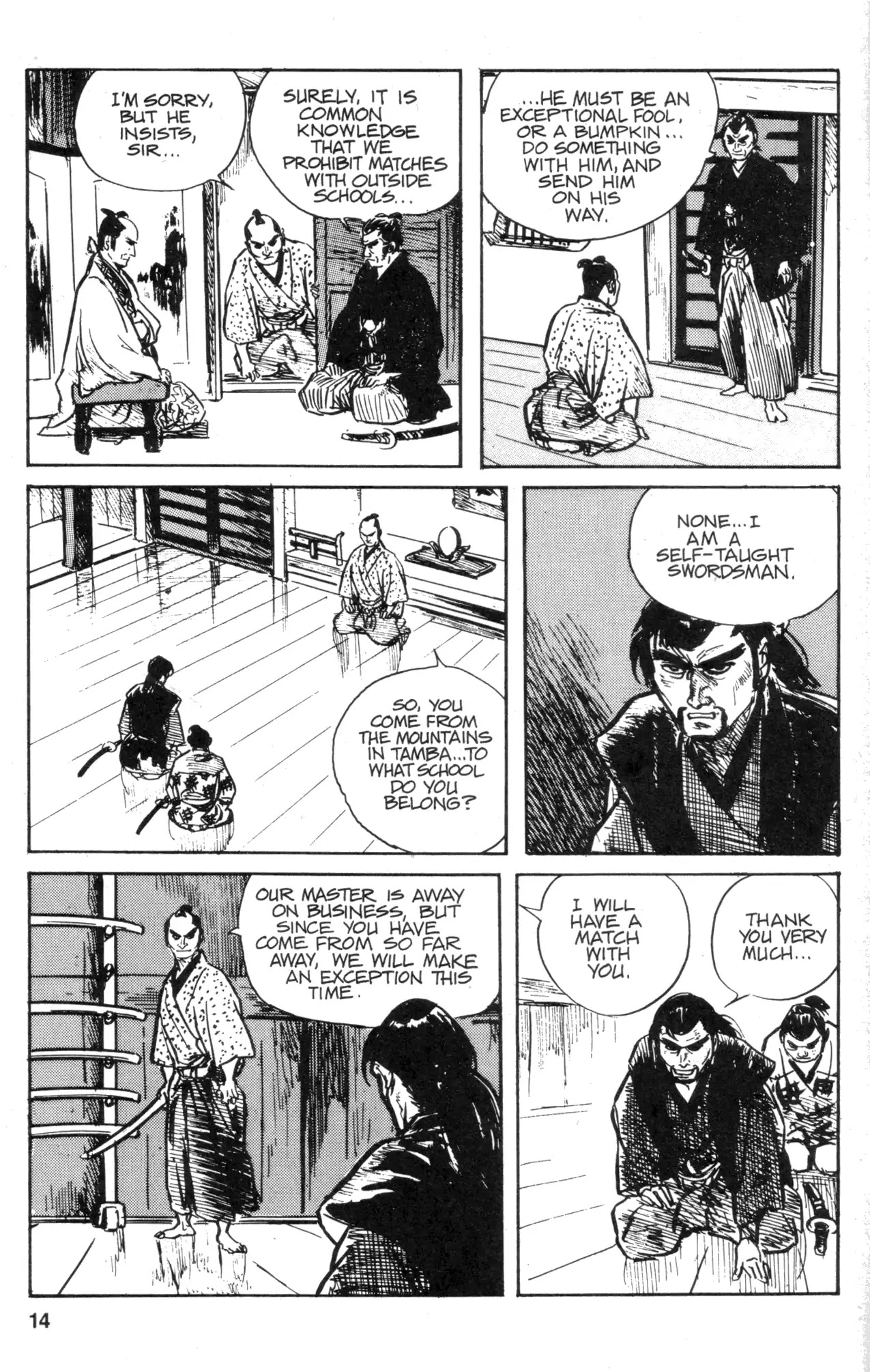 Kamui Gaiden Chapter 30 page 16 - Chapter 30: The Sword Wind: Chapter 6: Duel Before The Shogun (Part 1)