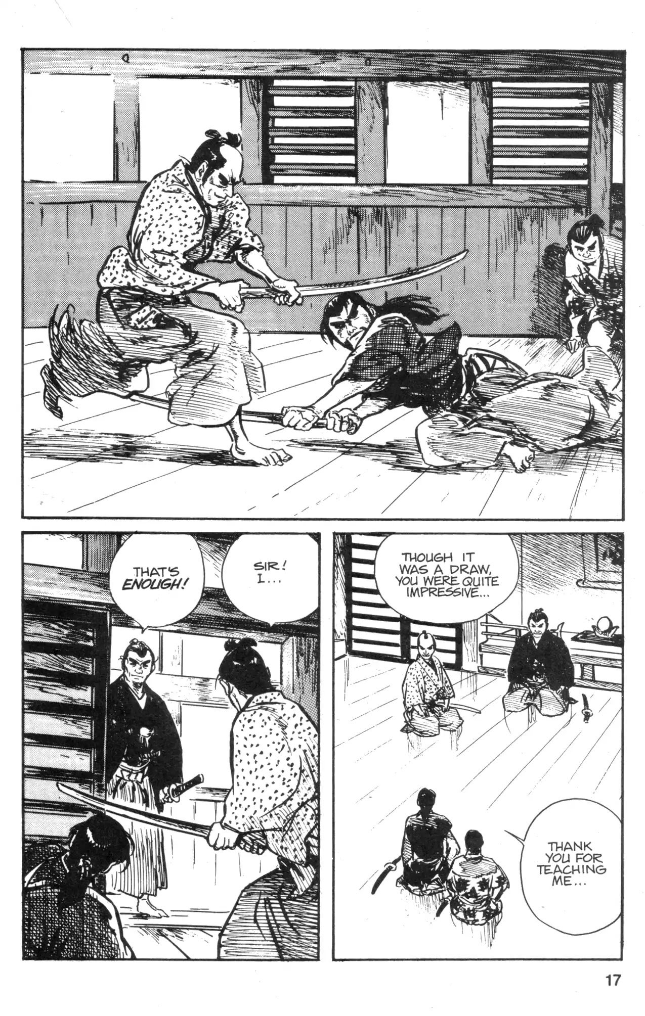 Kamui Gaiden Chapter 30 page 19 - Chapter 30: The Sword Wind: Chapter 6: Duel Before The Shogun (Part 1)