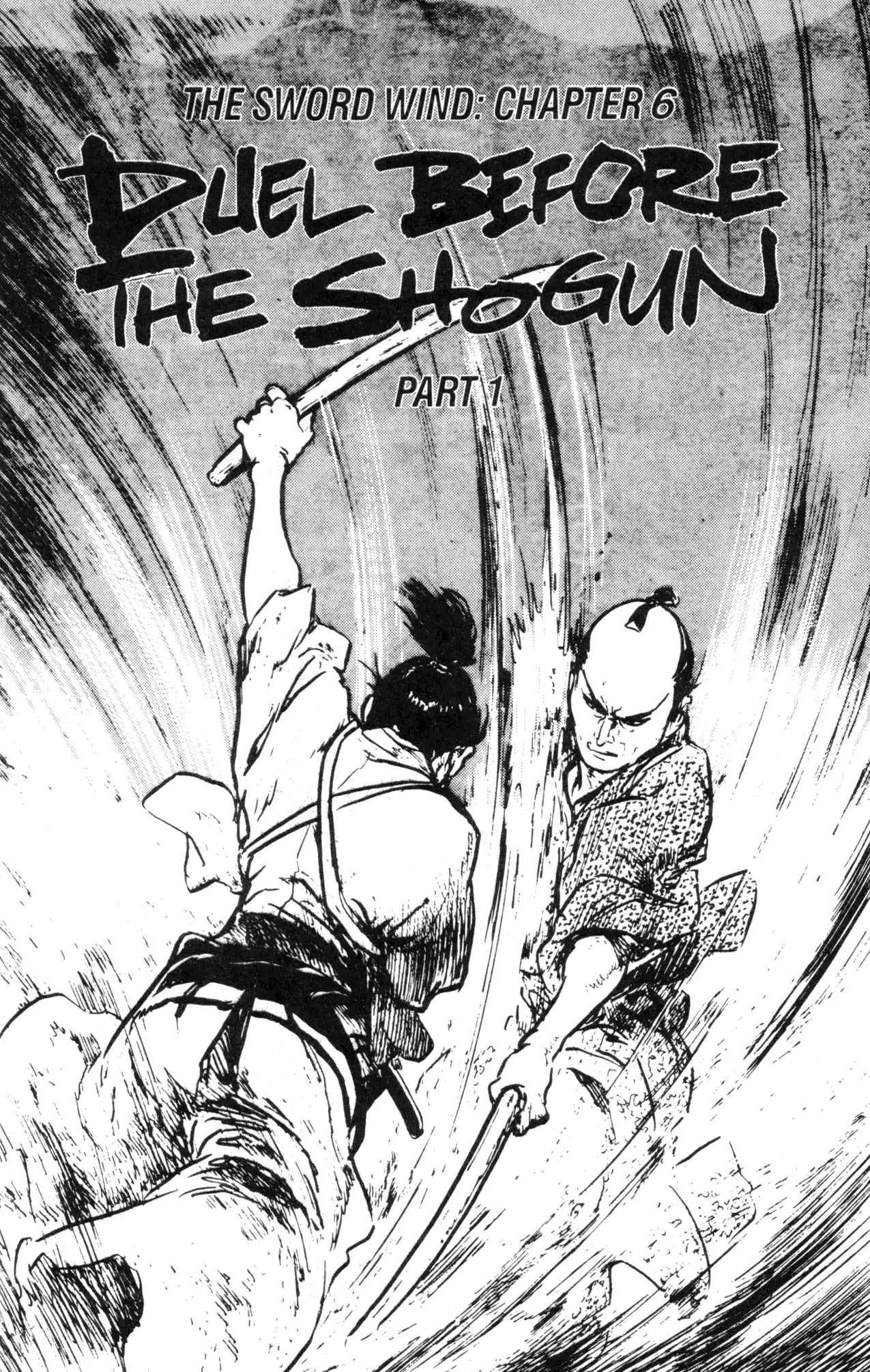 Kamui Gaiden Chapter 30 page 3 - Chapter 30: The Sword Wind: Chapter 6: Duel Before The Shogun (Part 1)