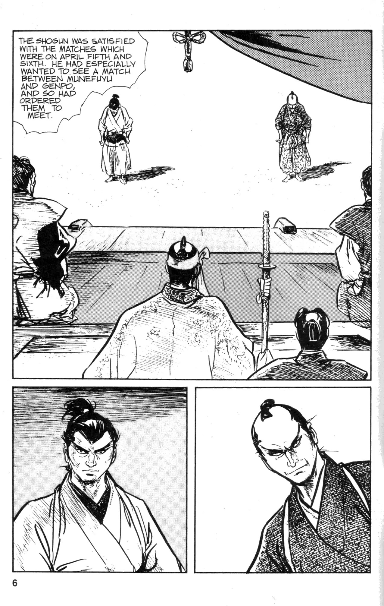 Kamui Gaiden Chapter 30 page 8 - Chapter 30: The Sword Wind: Chapter 6: Duel Before The Shogun (Part 1)
