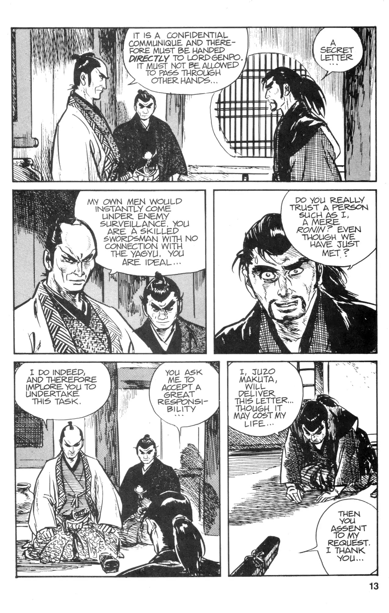 Kamui Gaiden Chapter 31 page 15 - Chapter 31: The Sword Wind: Chapter 6: Duel Before The Shogun (Part 2)
