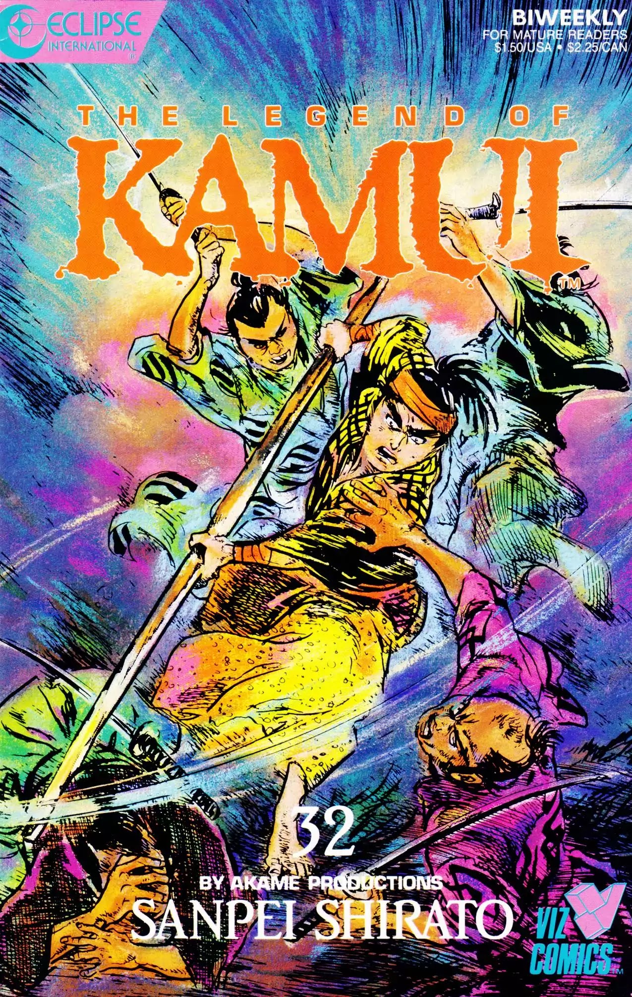 Kamui Gaiden Chapter 32 page 1 - Chapter 32: The Sword Wind: Chapter 6: Duel Before The Shogun (Part 3)