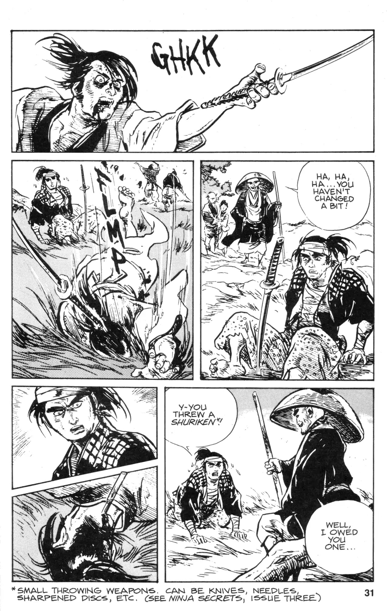 Kamui Gaiden Chapter 32 page 33 - Chapter 32: The Sword Wind: Chapter 6: Duel Before The Shogun (Part 3)