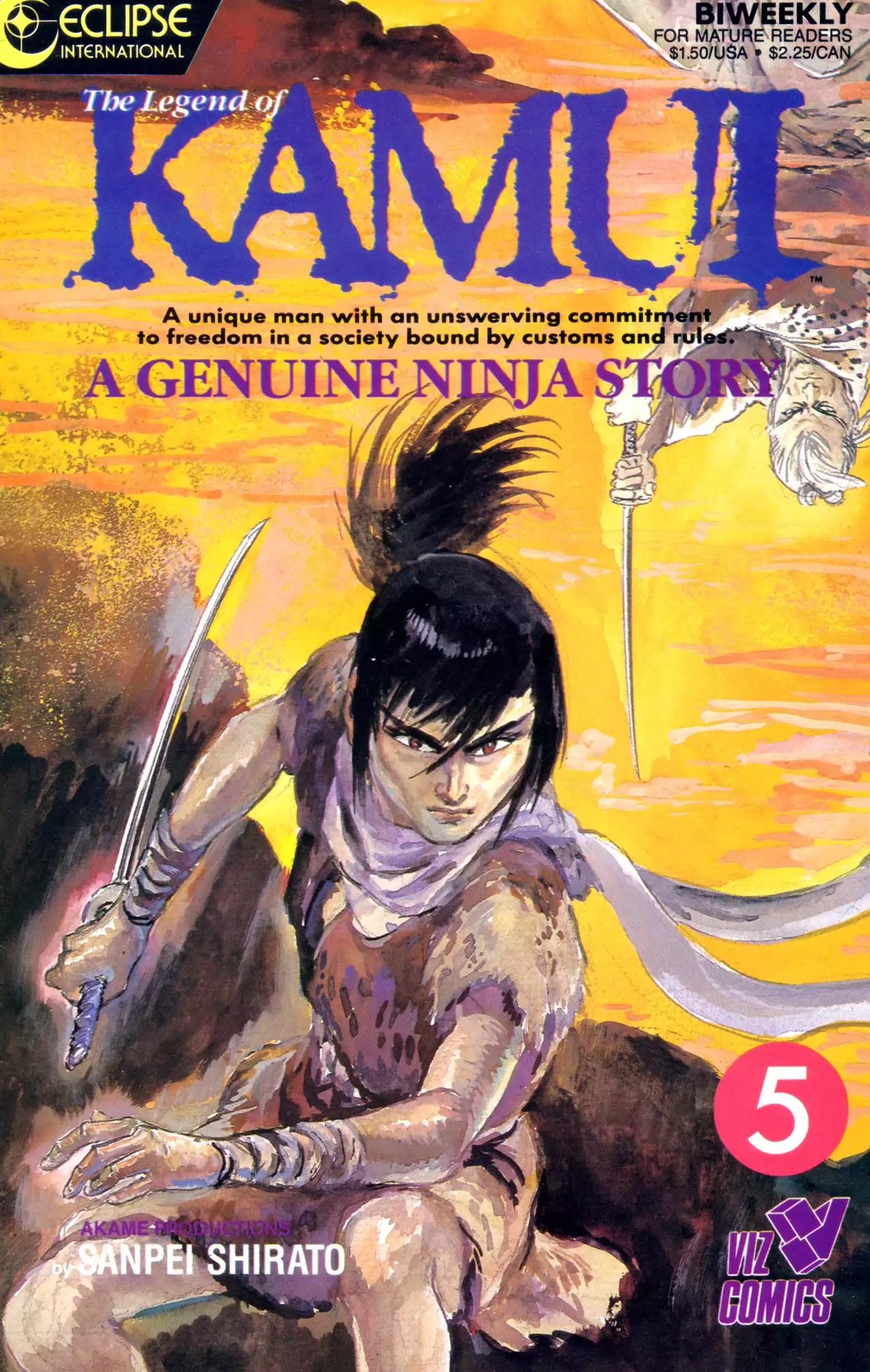 Kamui Gaiden Chapter 5 page 1 - Chapter 5: The Island of Sugaru: Chapter 3: Two Ninja (Part 1)