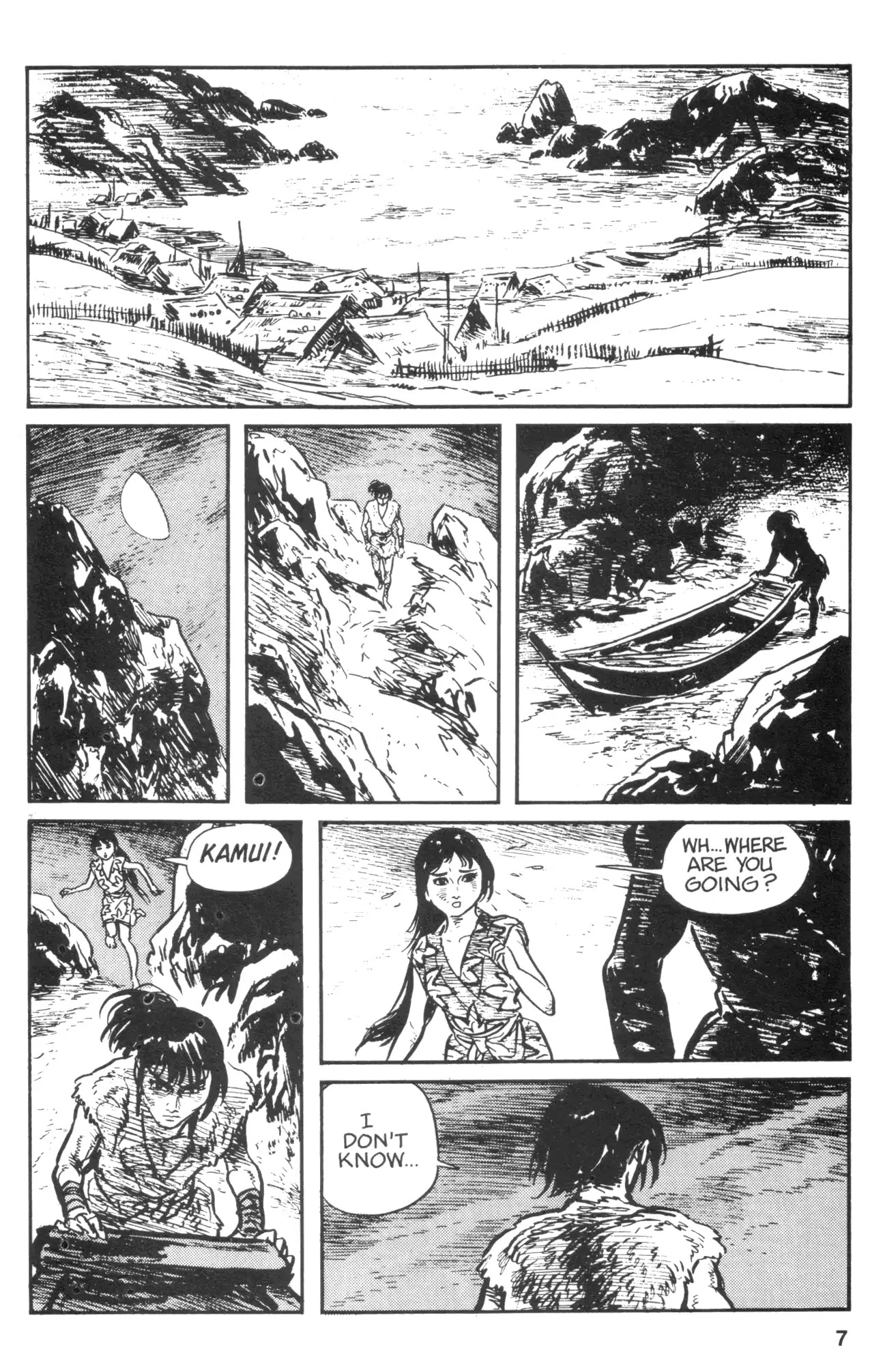 Kamui Gaiden Chapter 5 page 9 - Chapter 5: The Island of Sugaru: Chapter 3: Two Ninja (Part 1)