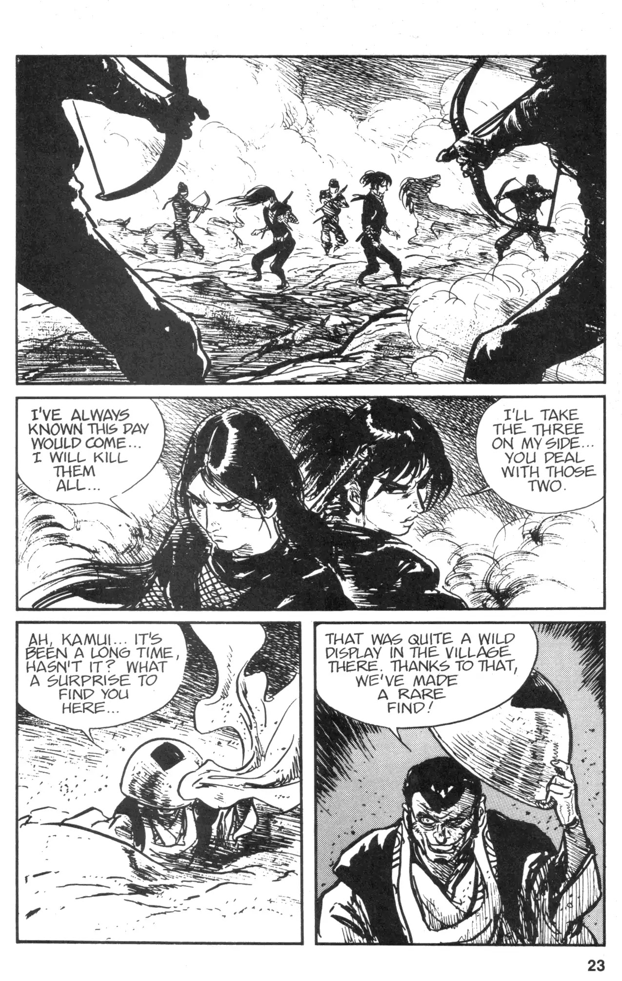 Kamui Gaiden Chapter 6 page 25 - Chapter 6: The Island of Sugaru: Chapter 3: Two Ninja (Part 2)