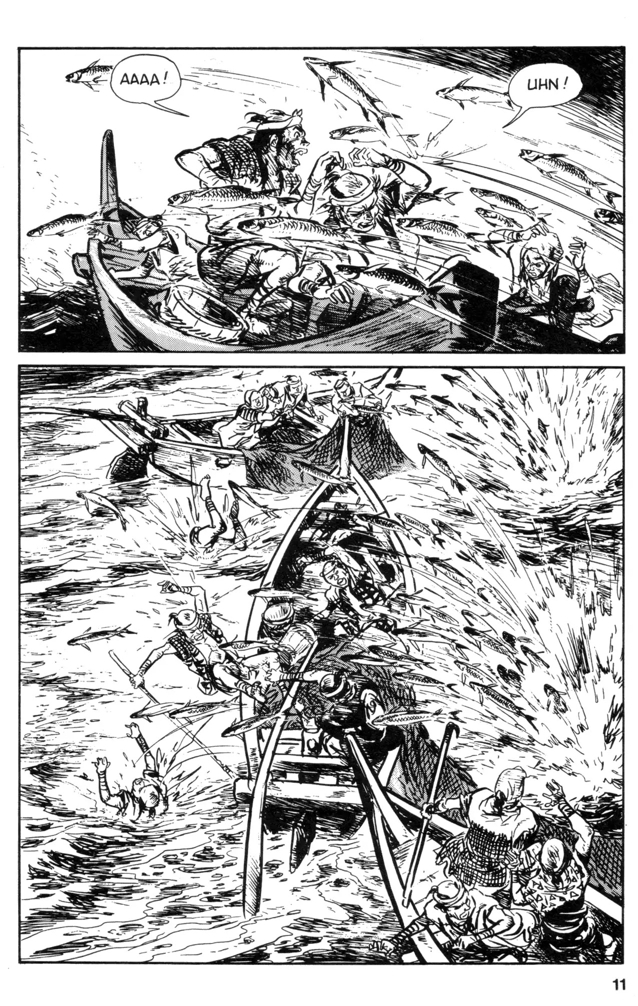 Kamui Gaiden Chapter 7 page 13 - Chapter 7: The Island of Sugaru: Chapter 4: The Shell of The Sun And Moon (Part 1)