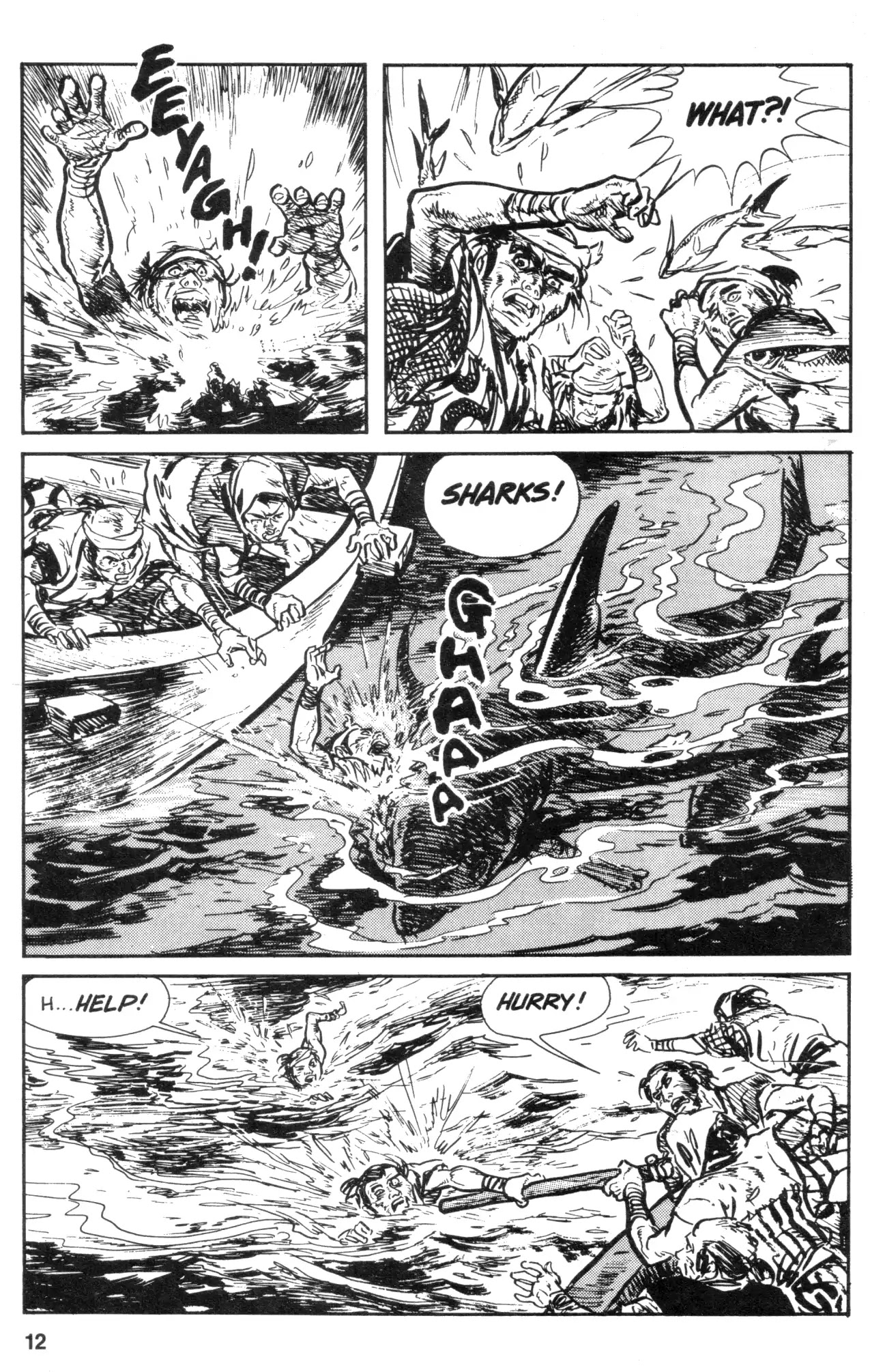 Kamui Gaiden Chapter 7 page 14 - Chapter 7: The Island of Sugaru: Chapter 4: The Shell of The Sun And Moon (Part 1)