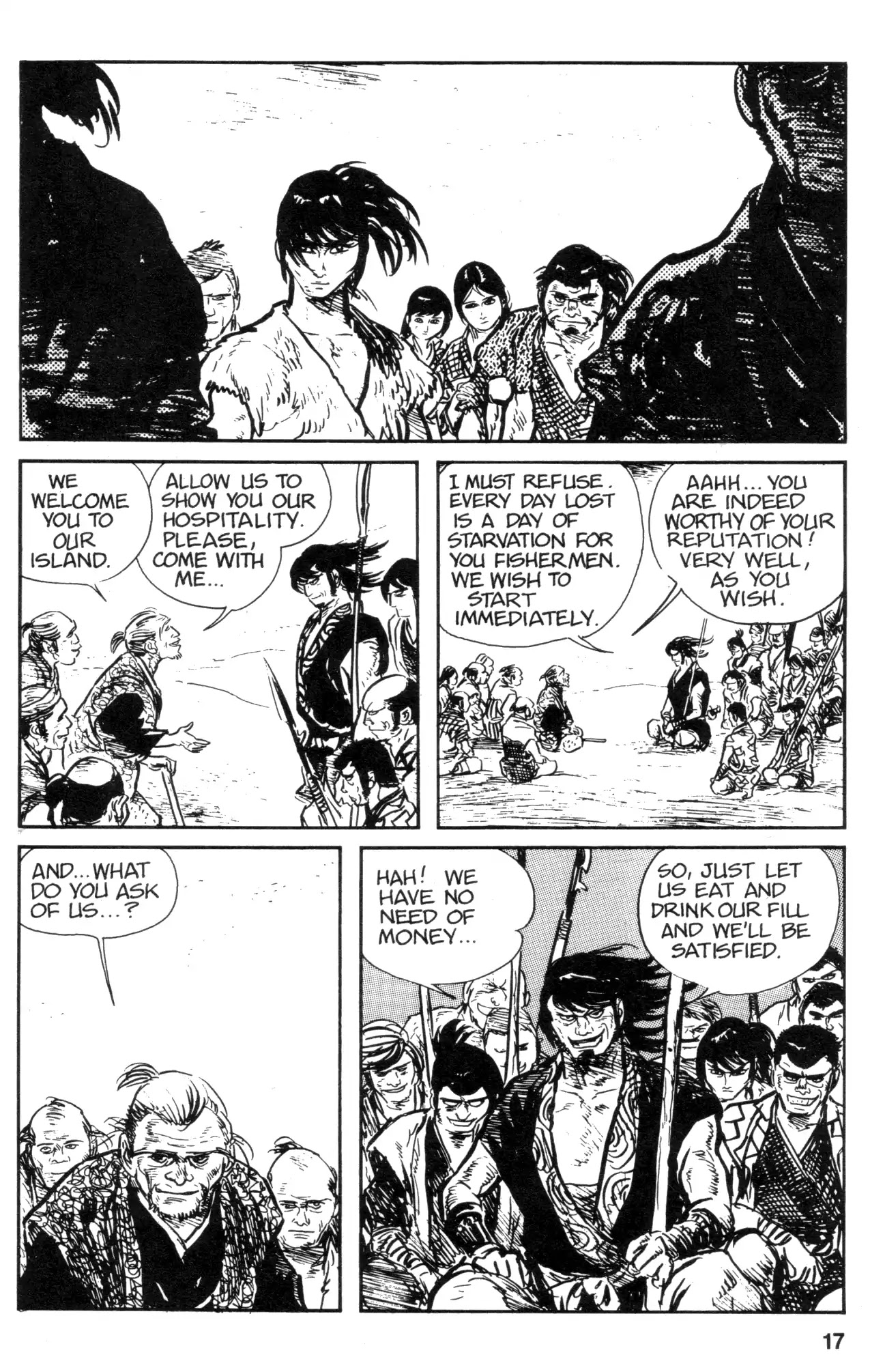 Kamui Gaiden Chapter 7 page 19 - Chapter 7: The Island of Sugaru: Chapter 4: The Shell of The Sun And Moon (Part 1)