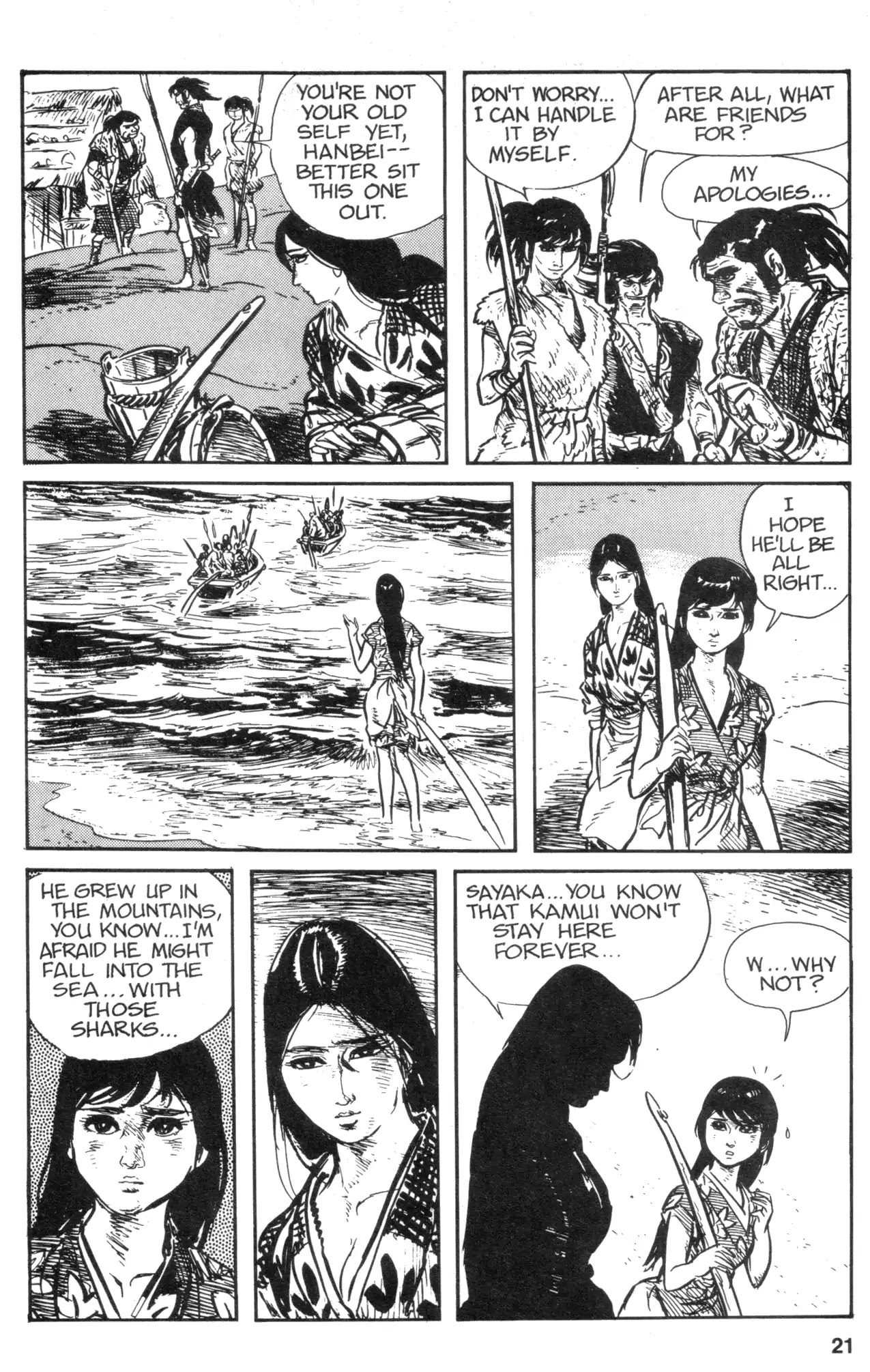 Kamui Gaiden Chapter 7 page 23 - Chapter 7: The Island of Sugaru: Chapter 4: The Shell of The Sun And Moon (Part 1)