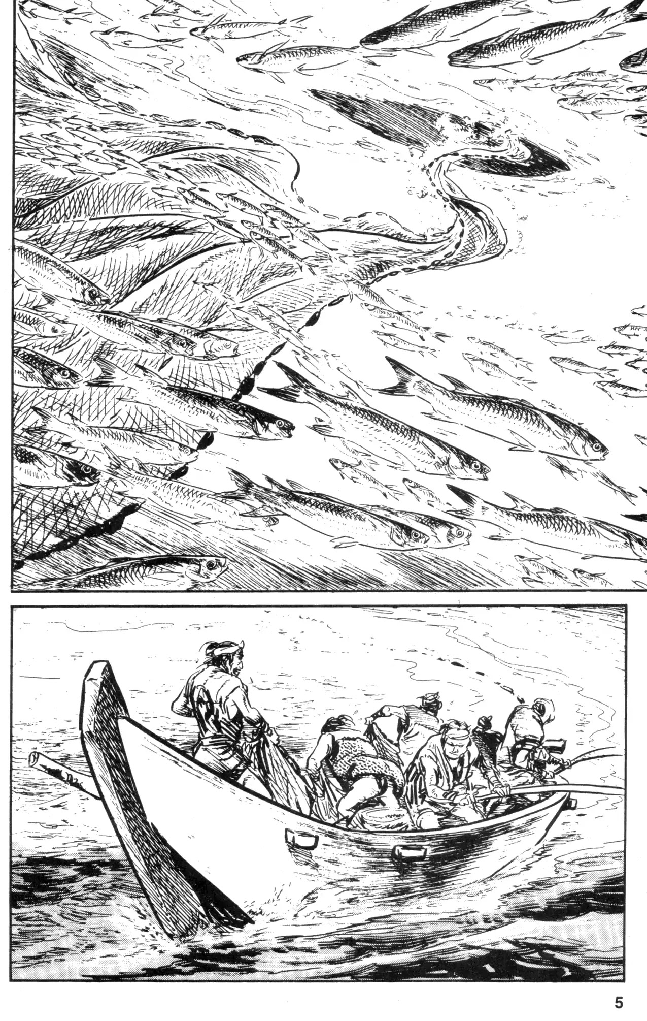Kamui Gaiden Chapter 7 page 7 - Chapter 7: The Island of Sugaru: Chapter 4: The Shell of The Sun And Moon (Part 1)