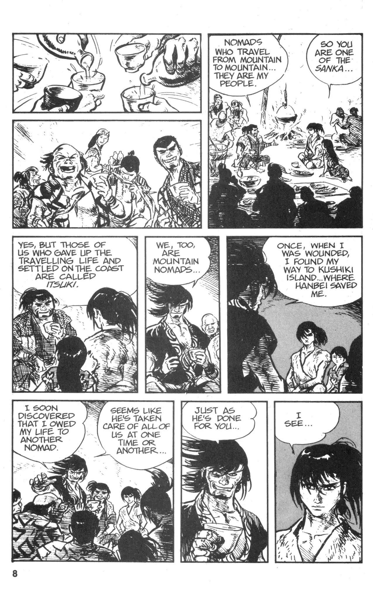 Kamui Gaiden Chapter 8 page 10 - Chapter 8: The Island of Sugaru: Chapter 4: The Shell of The Sun And Moon (Part 2)