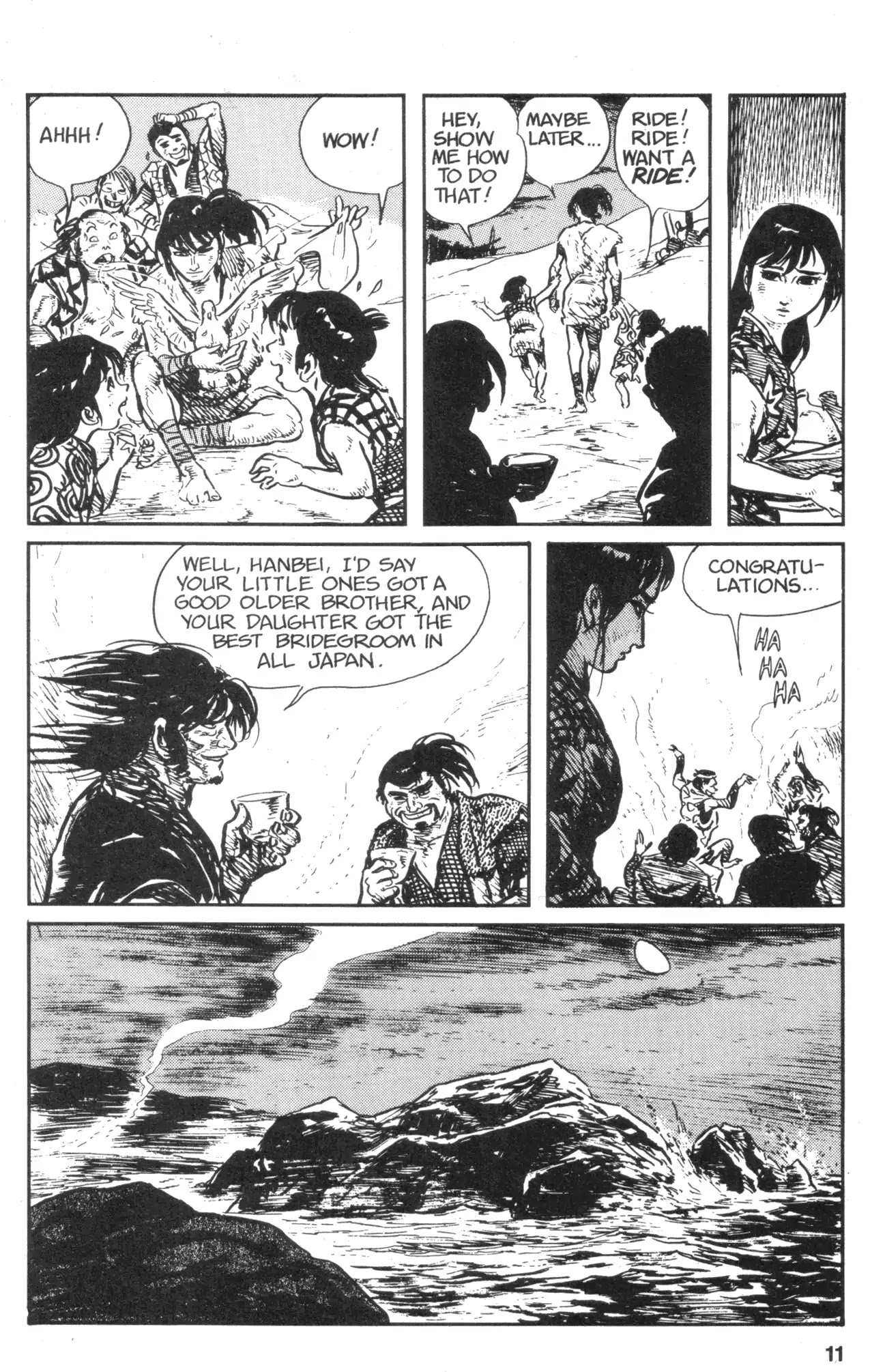 Kamui Gaiden Chapter 8 page 13 - Chapter 8: The Island of Sugaru: Chapter 4: The Shell of The Sun And Moon (Part 2)