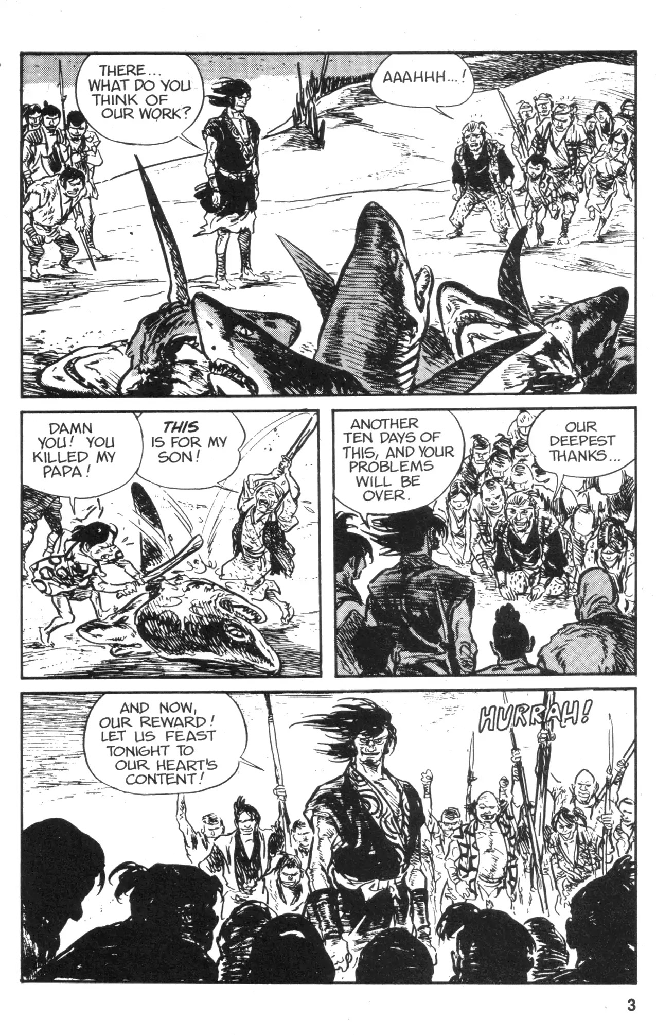 Kamui Gaiden Chapter 8 page 5 - Chapter 8: The Island of Sugaru: Chapter 4: The Shell of The Sun And Moon (Part 2)