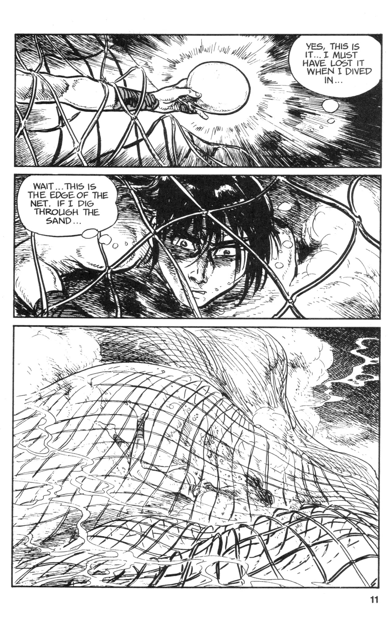 Kamui Gaiden Chapter 9 page 13 - Chapter 9: The Island of Sugaru: Chapter 4: The Shell of The Sun And Moon (Part 3)