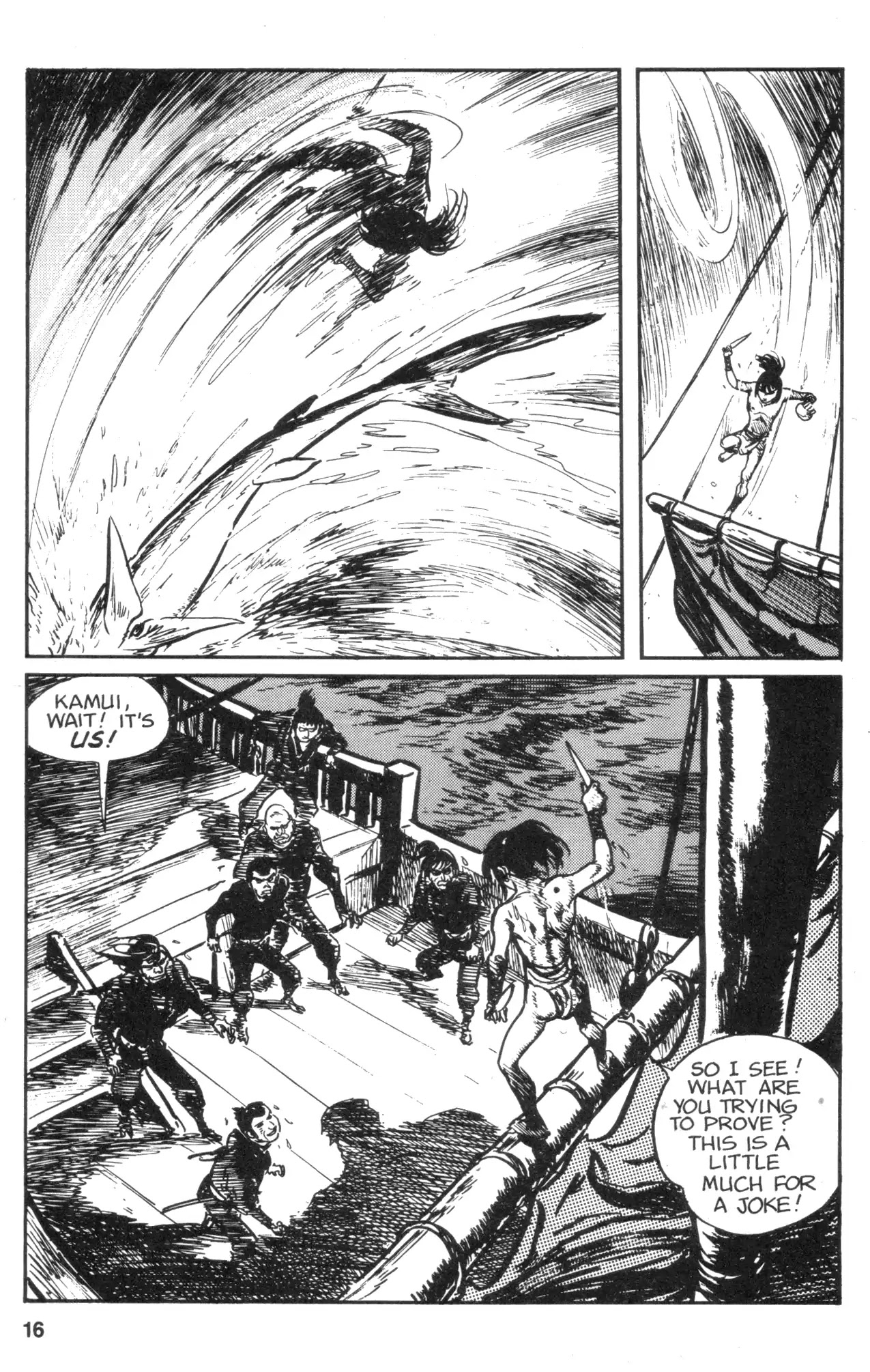Kamui Gaiden Chapter 9 page 18 - Chapter 9: The Island of Sugaru: Chapter 4: The Shell of The Sun And Moon (Part 3)