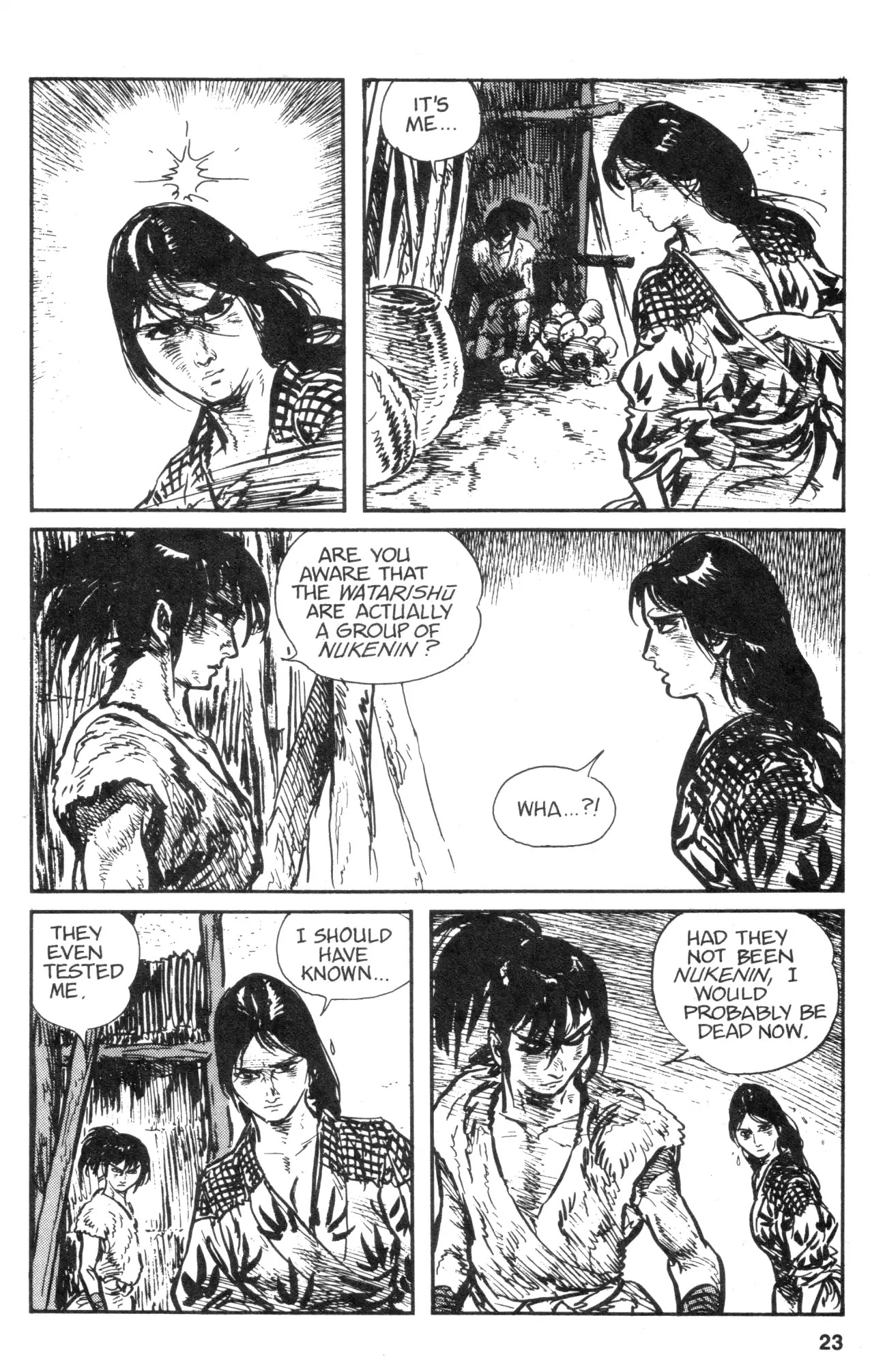 Kamui Gaiden Chapter 9 page 25 - Chapter 9: The Island of Sugaru: Chapter 4: The Shell of The Sun And Moon (Part 3)