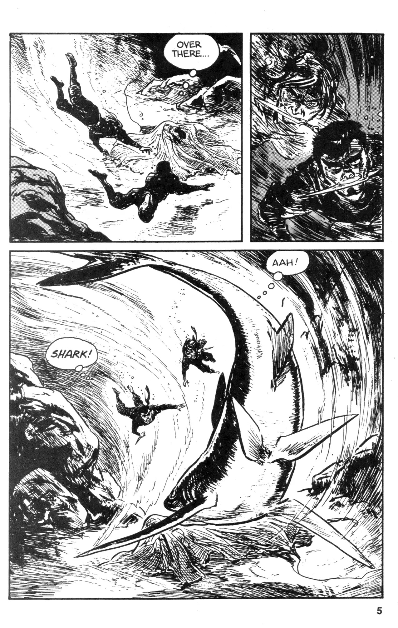 Kamui Gaiden Chapter 9 page 7 - Chapter 9: The Island of Sugaru: Chapter 4: The Shell of The Sun And Moon (Part 3)