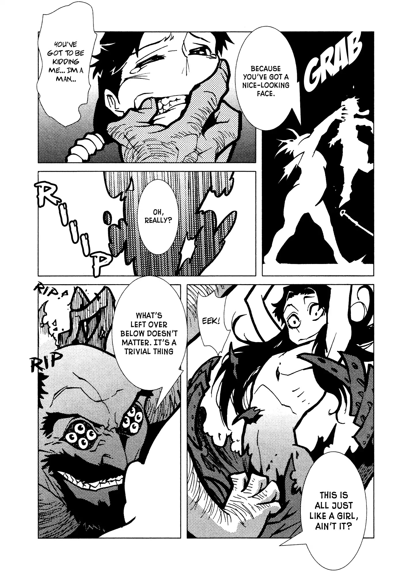 Kamuya Ride Chapter 1 page 19 - Chapter 1: Exiler of the Gods/ The Warrior Who Closes the Gate