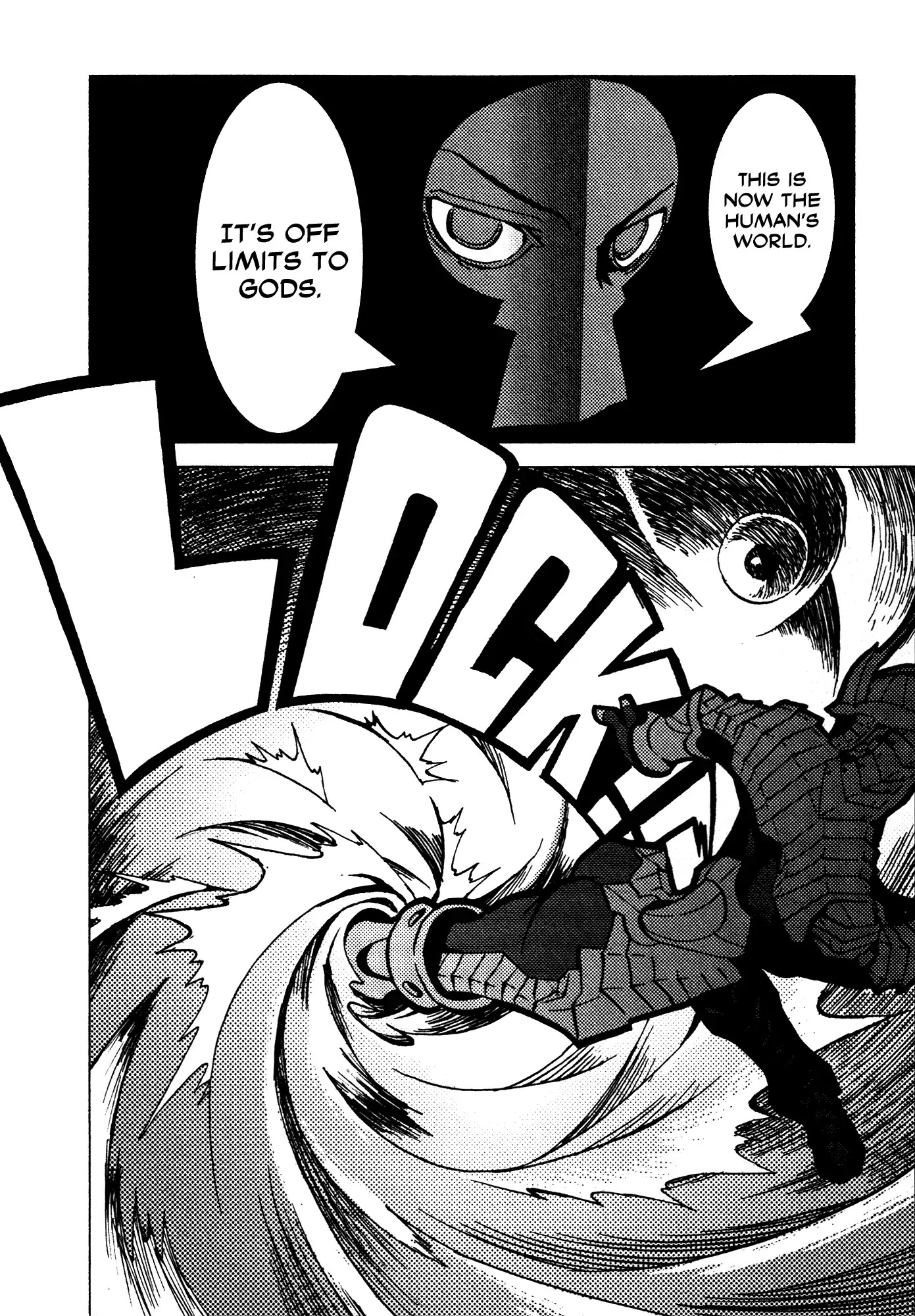 Kamuya Ride Chapter 1 page 38 - Chapter 1: Exiler of the Gods/ The Warrior Who Closes the Gate