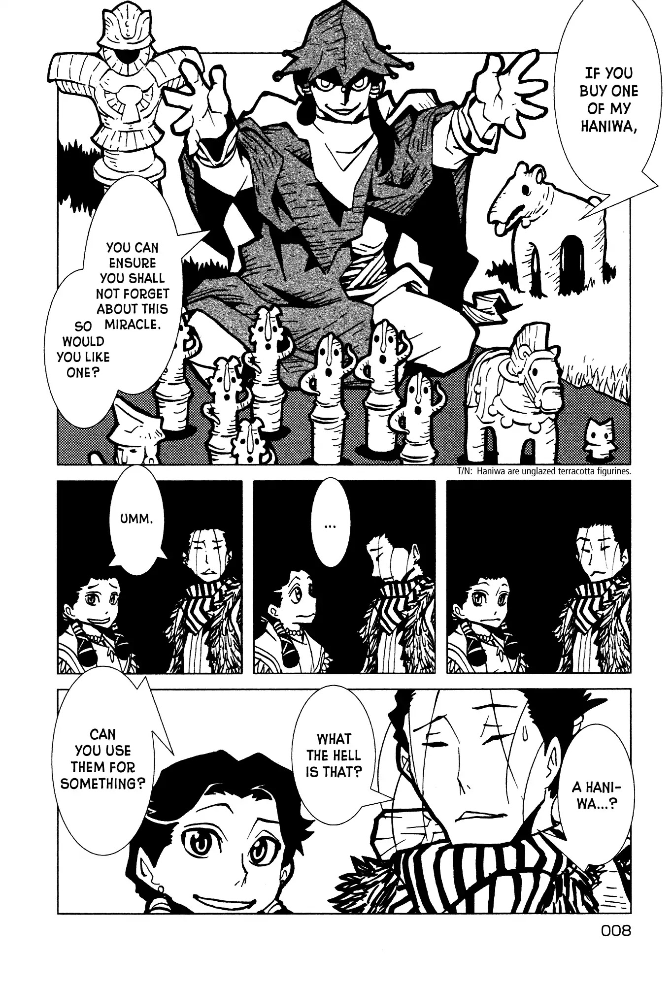 Kamuya Ride Chapter 1 page 8 - Chapter 1: Exiler of the Gods/ The Warrior Who Closes the Gate