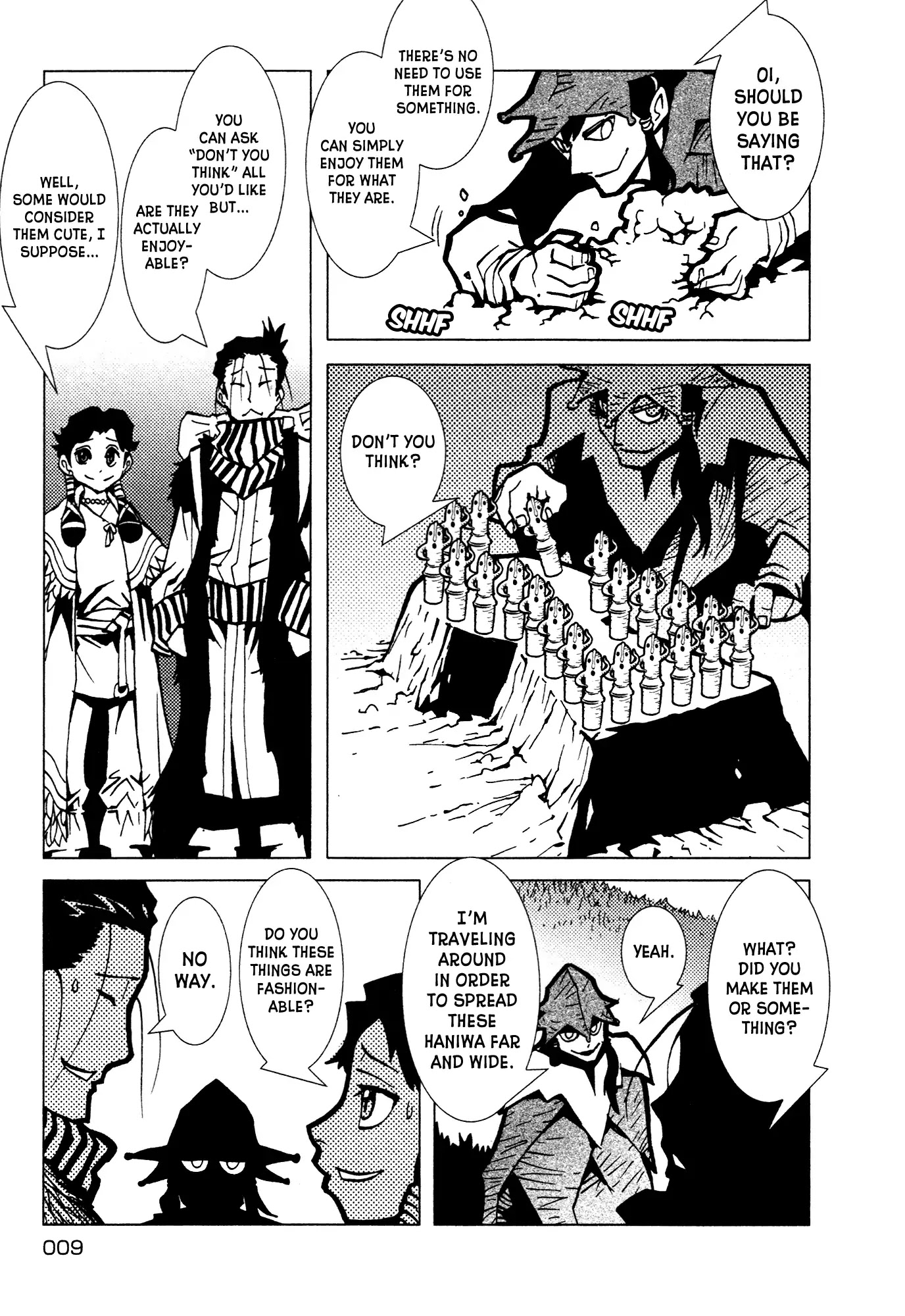 Kamuya Ride Chapter 1 page 9 - Chapter 1: Exiler of the Gods/ The Warrior Who Closes the Gate