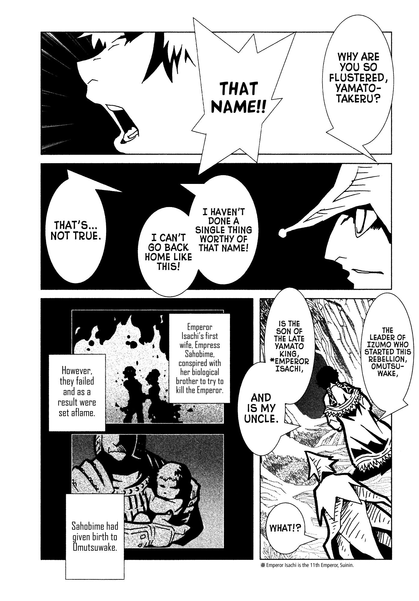 Kamuya Ride Chapter 6 page 13 - Chapter 6: Prince of the Imperial Throne / The Injured Boy