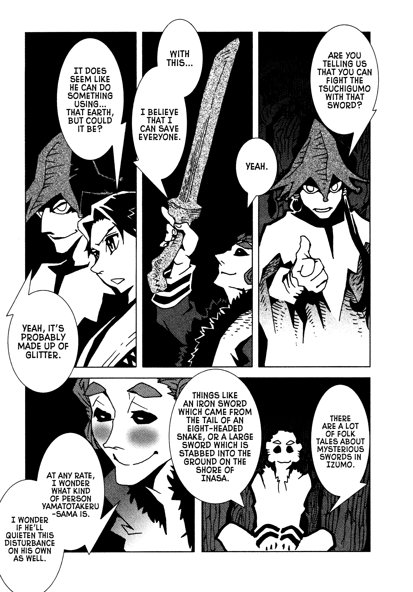 Kamuya Ride Chapter 7 page 8 - Chapter 7: Izumotakeru / The Advancing Boy