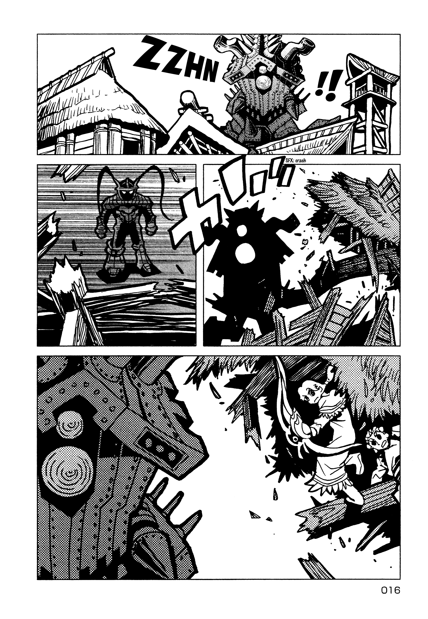 Kamuya Ride Chapter 8 page 16 - Chapter 8: The Arrow that Finds the Target / Spun Light