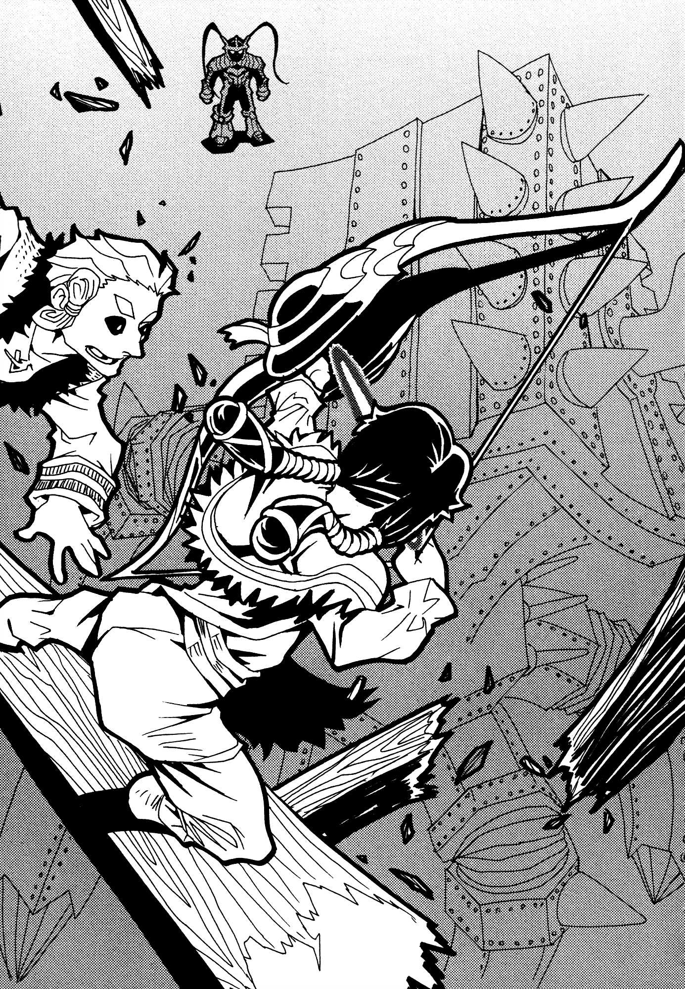Kamuya Ride Chapter 8 page 17 - Chapter 8: The Arrow that Finds the Target / Spun Light
