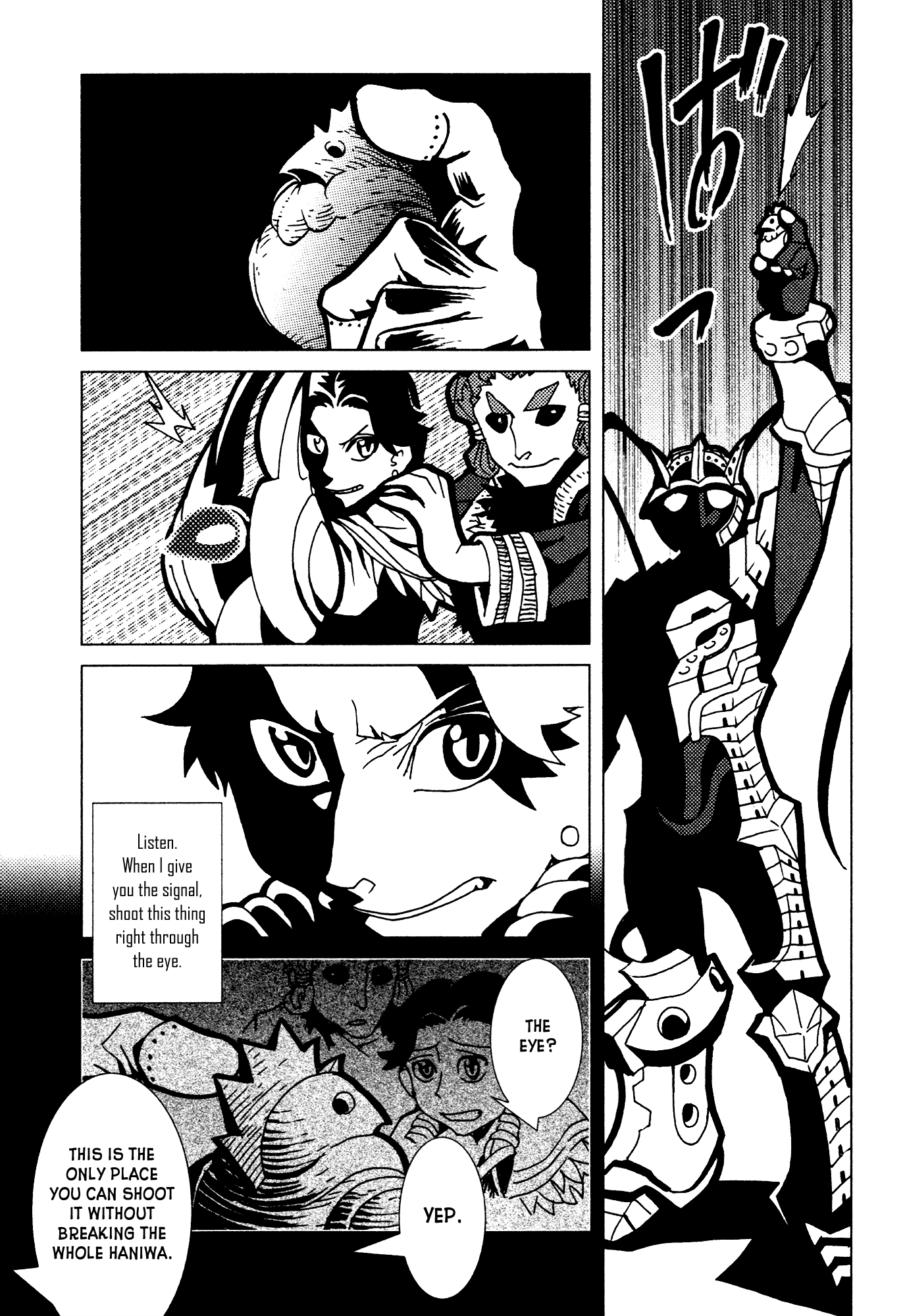 Kamuya Ride Chapter 8 page 18 - Chapter 8: The Arrow that Finds the Target / Spun Light