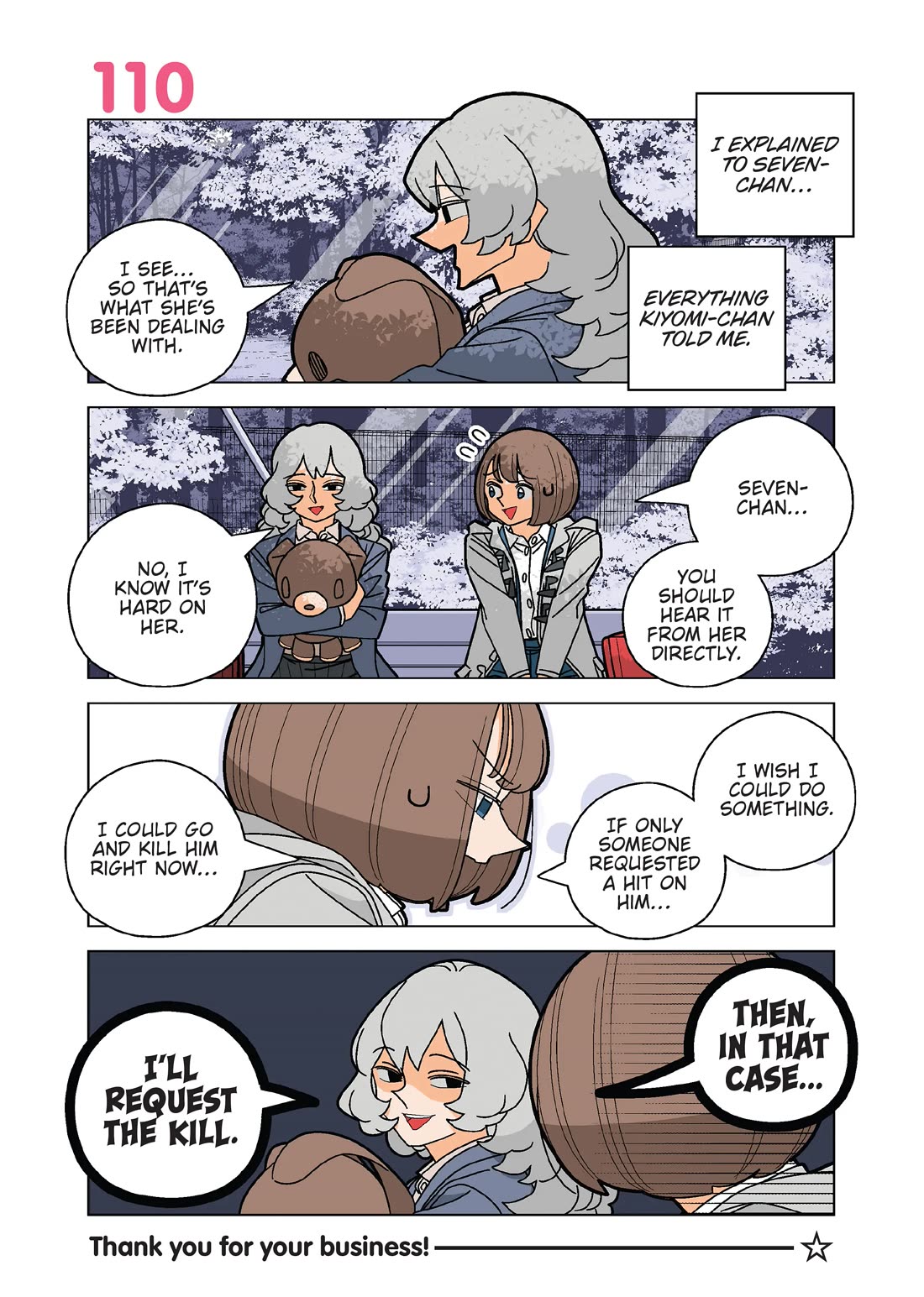 Kanako's Life as an Assassin Chapter 110 page 1 - Chapter 110