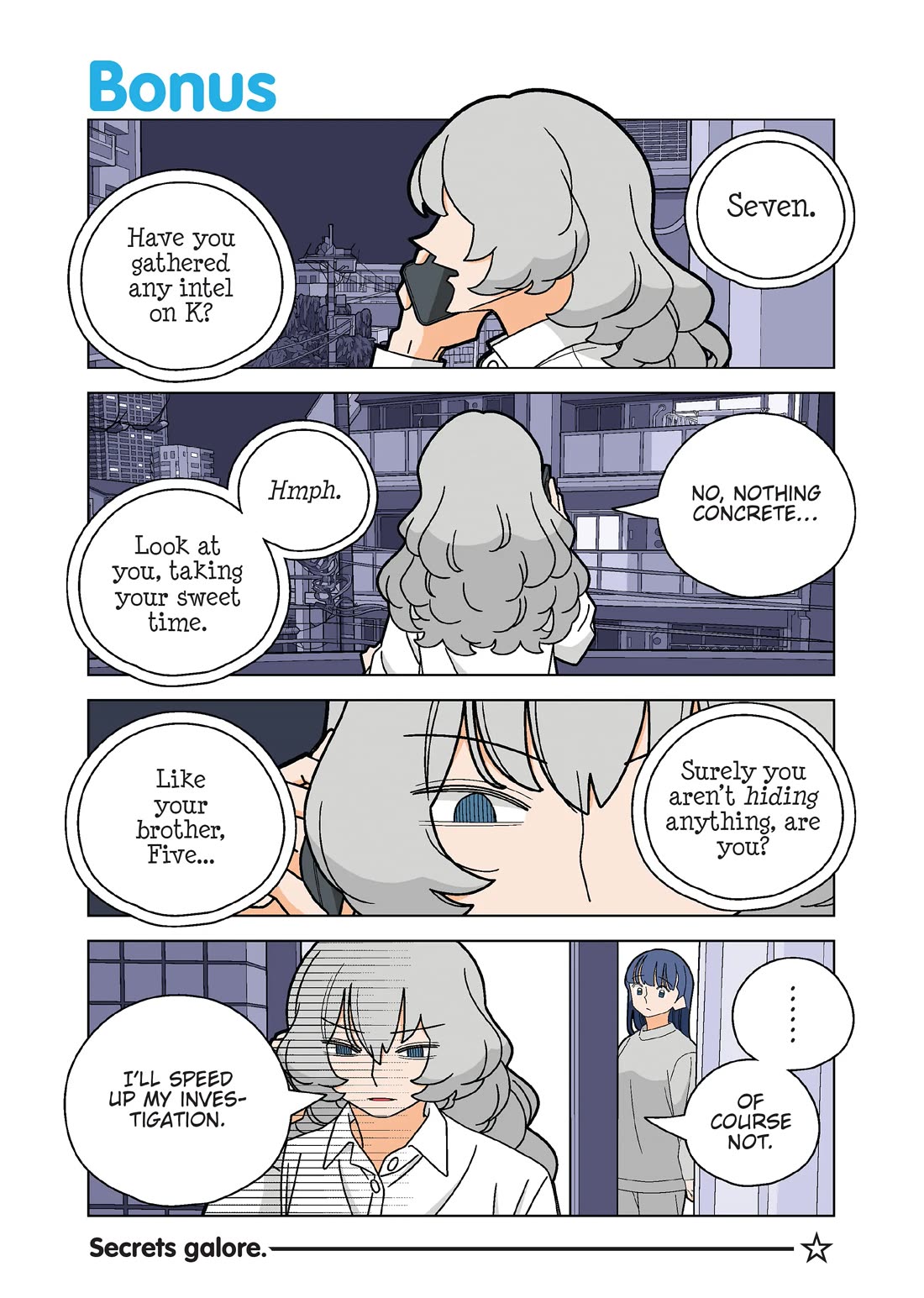 Kanako's Life as an Assassin Chapter 98.5 page 1 - Chapter 98.5