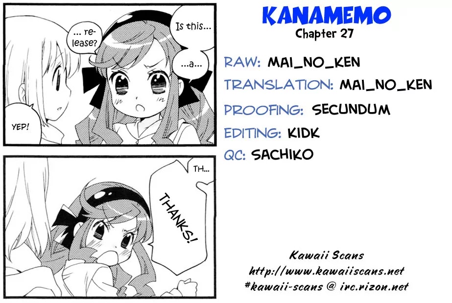Kanamemo Chapter 27 page 1 - Chapter 27