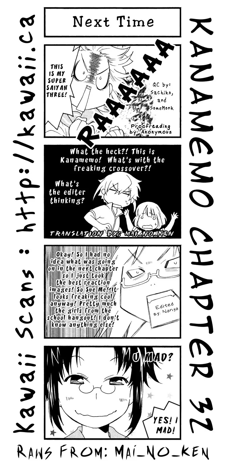 Kanamemo Chapter 32 page 1 - Chapter 32