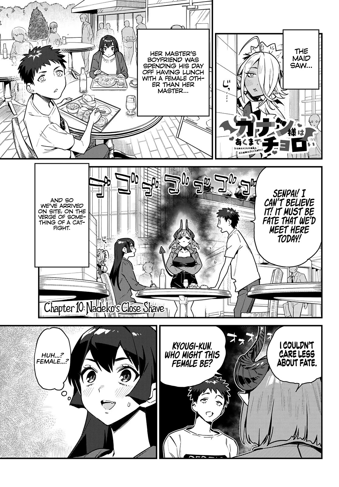 Kanan-sama Is Easy as Hell! Chapter 10 page 2 - Chapter 10: Nadeko's Close Shave