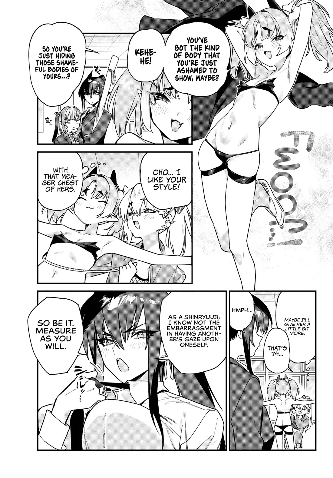 Kanan-sama Is Easy as Hell! Chapter 110 page 4 - Chapter 110: The Miss Pageant Group's Body Measurements
