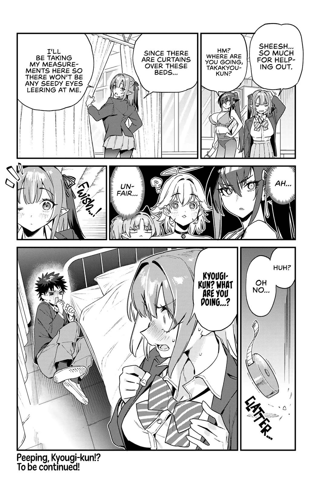 Kanan-sama Is Easy as Hell! Chapter 110 page 9 - Chapter 110: The Miss Pageant Group's Body Measurements