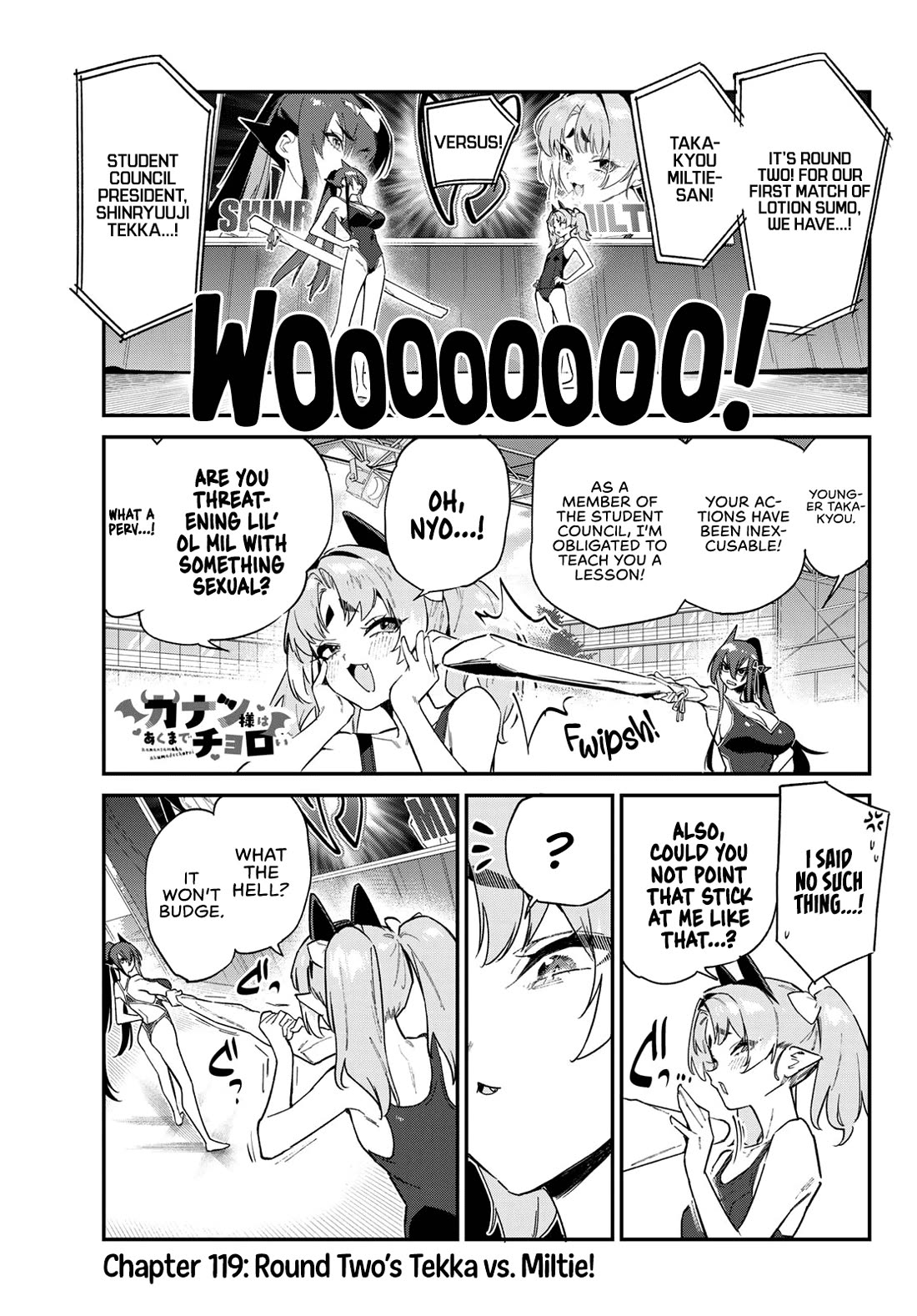 Kanan-sama Is Easy as Hell! Chapter 119 page 2 - Chapter 119: Round Two’s Tekka vs. Miltie!
