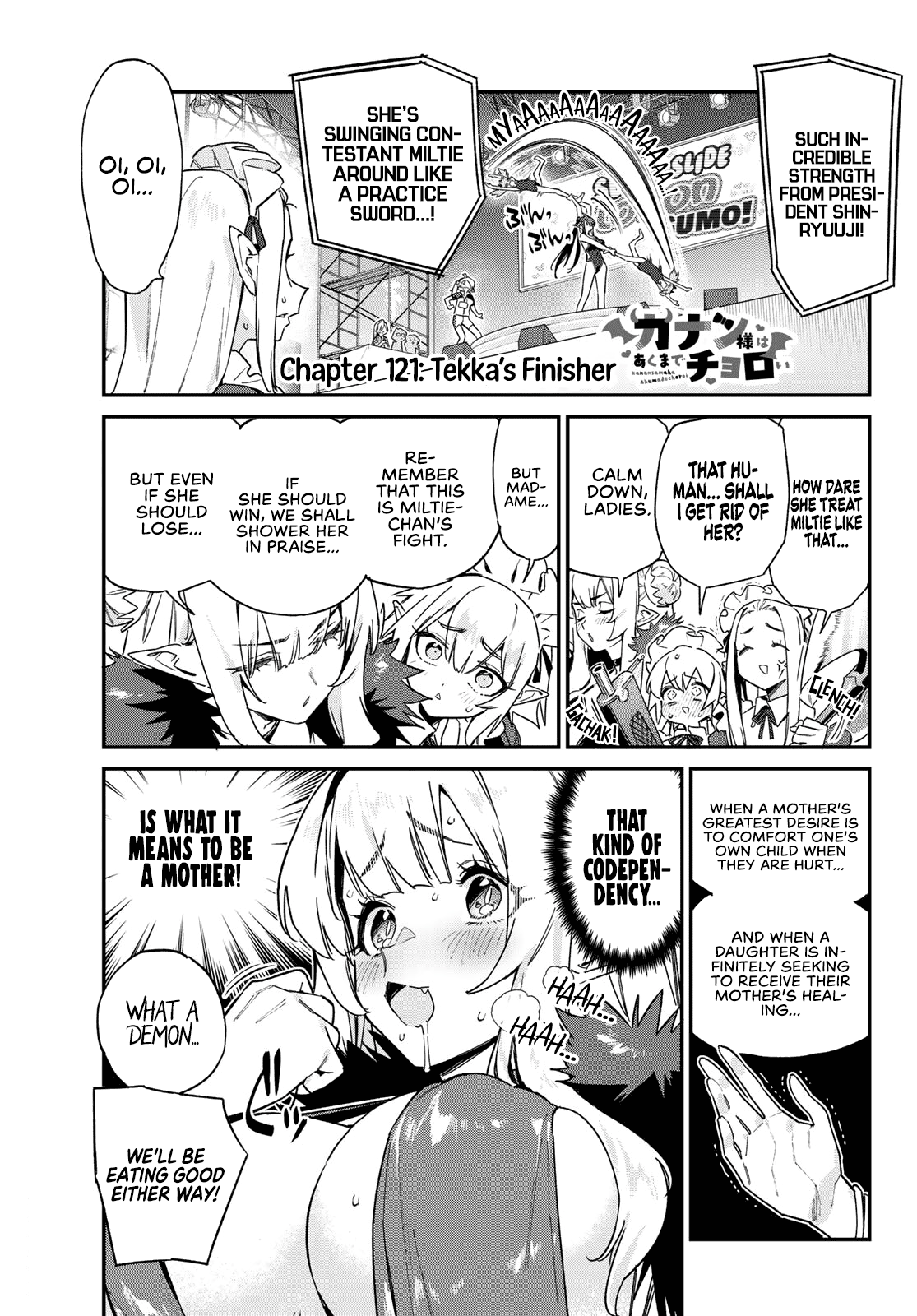 Kanan-sama Is Easy as Hell! Chapter 121 page 2 - Chapter 121: Tekka’s Finisher