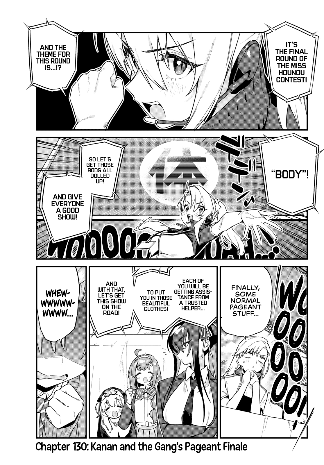 Kanan-sama Is Easy as Hell! Chapter 130 page 3 - Chapter 130: Kanan and the Gang's Pageant Finale
