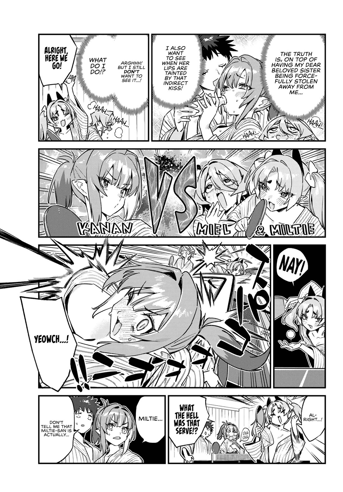 Kanan-sama Is Easy as Hell! Chapter 147 page 4 - Chapter 147: The Zebel Family’s Onsen Pingpong