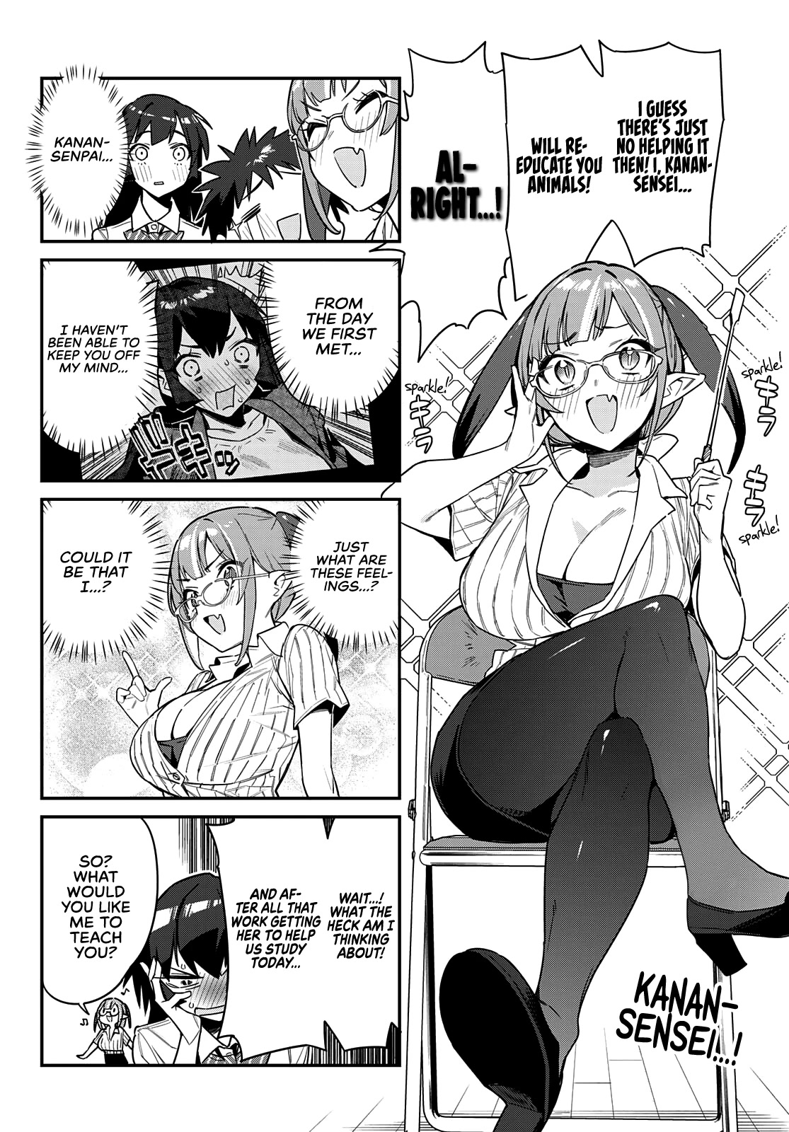 Kanan-sama Is Easy as Hell! Chapter 19 page 3 - Chapter 19: Nadeko's Study Group Release