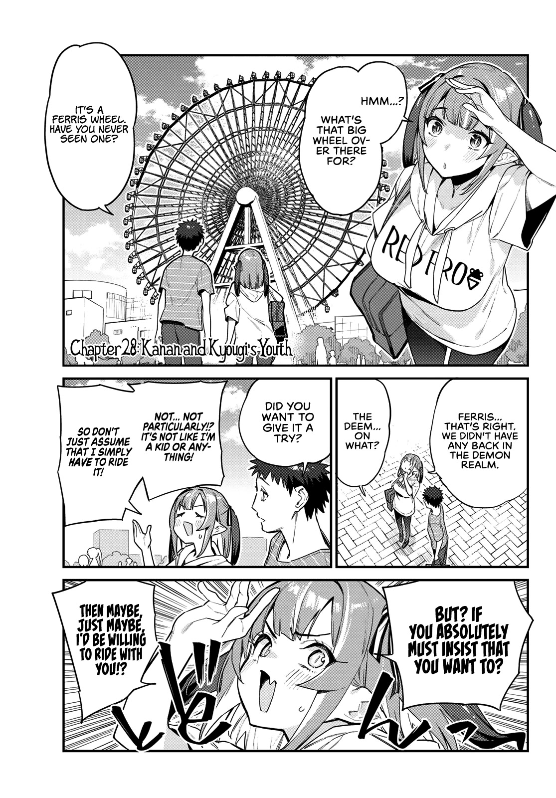 Kanan-sama Is Easy as Hell! Chapter 28 page 3 - Chapter 28: Kanan and Kyougi's Love