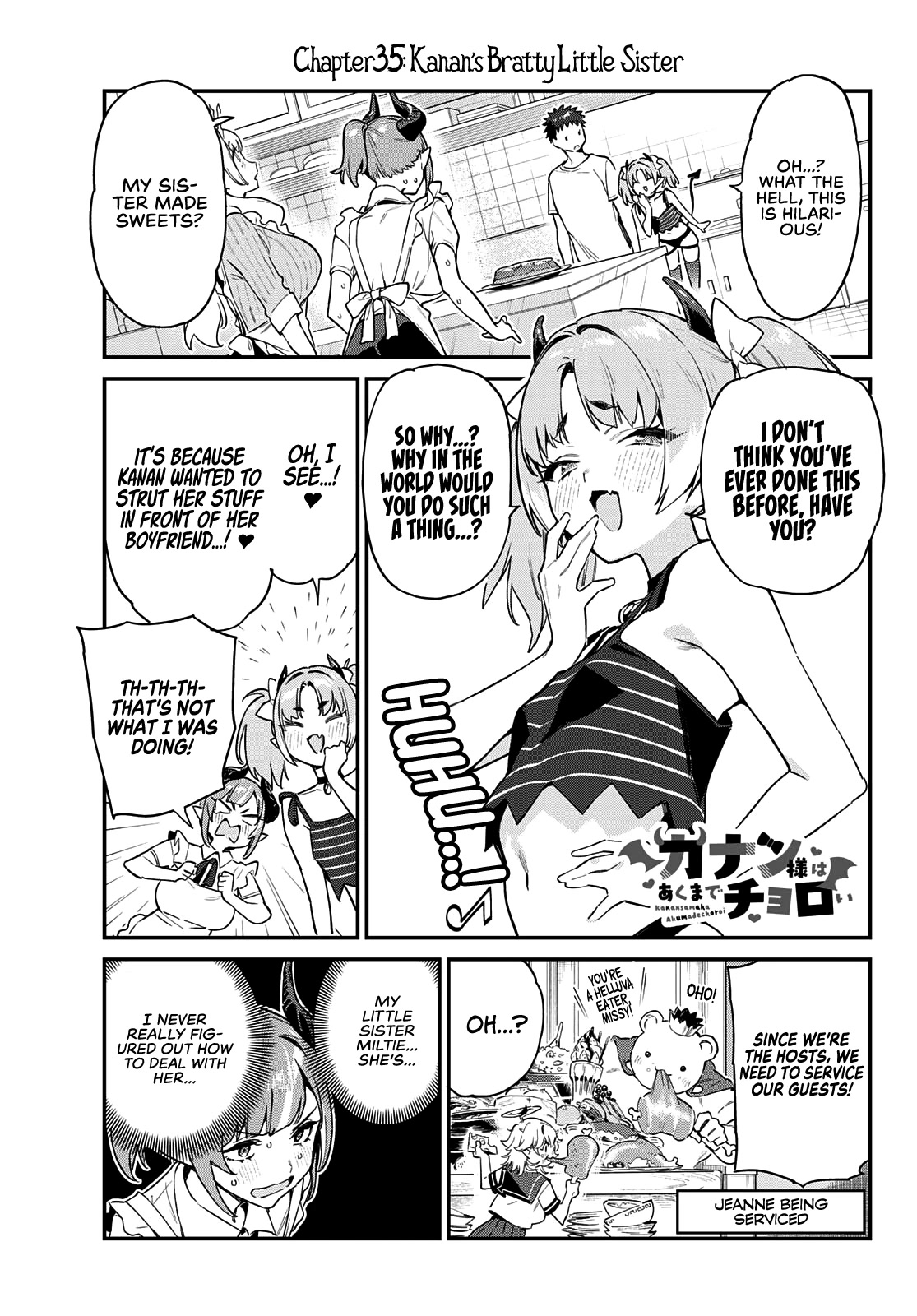 Kanan-sama Is Easy as Hell! Chapter 35 page 2 - Chapter 35: Kanan's Bratty Little Sister
