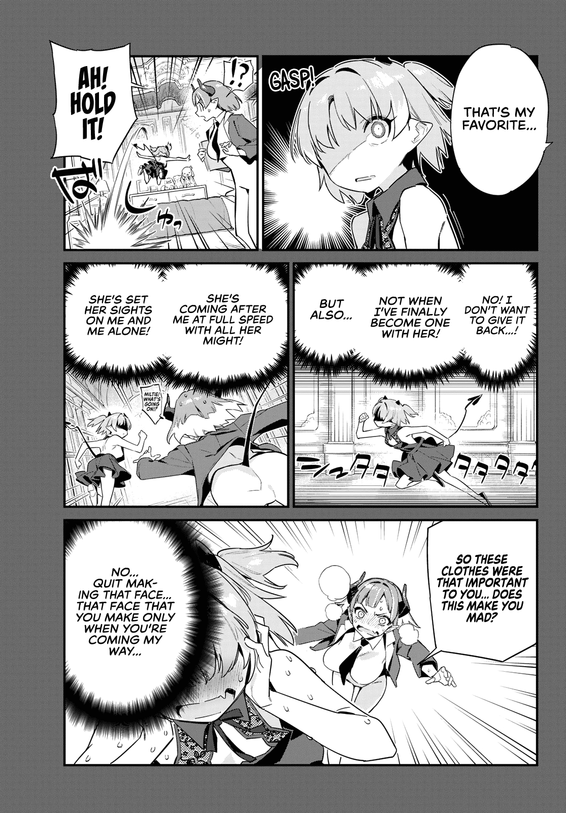 Kanan-sama Is Easy as Hell! Chapter 46 page 7 - Chapter 46: Miltie's brat memories