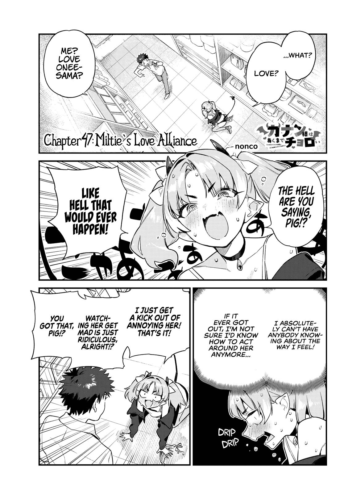 Kanan-sama Is Easy as Hell! Chapter 47 page 2 - Chapter 47: Miltie’s Love Alliance