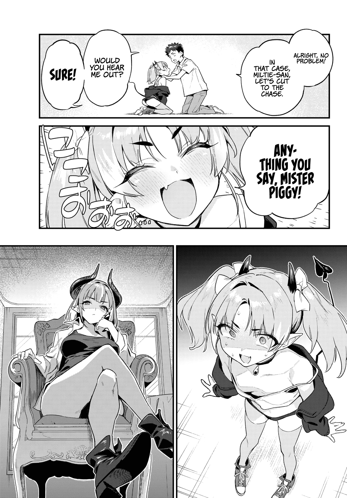 Kanan-sama Is Easy as Hell! Chapter 47 page 8 - Chapter 47: Miltie’s Love Alliance