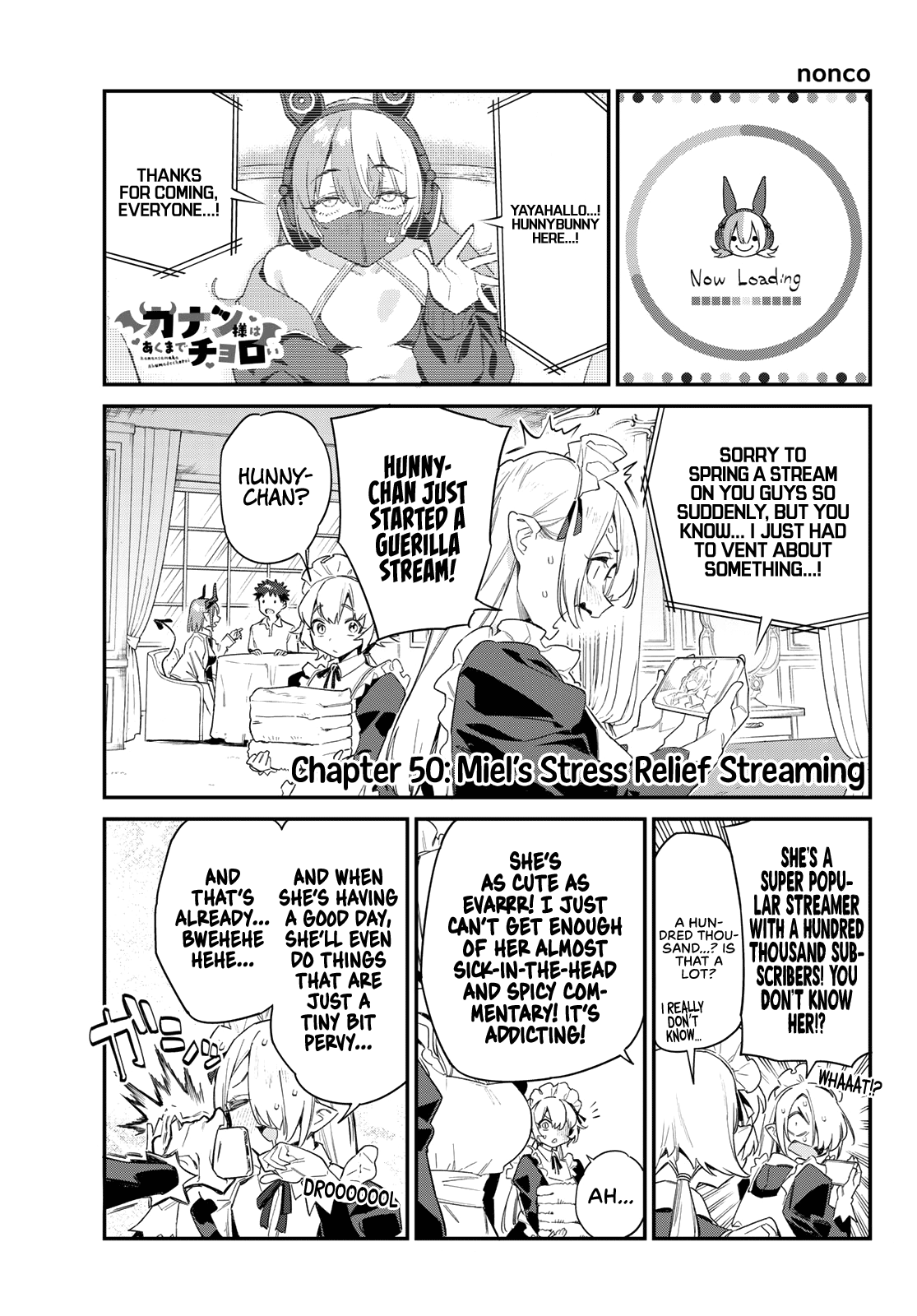 Kanan-sama Is Easy as Hell! Chapter 50 page 2 - Chapter 50: Miel’s Stress Relief Streaming